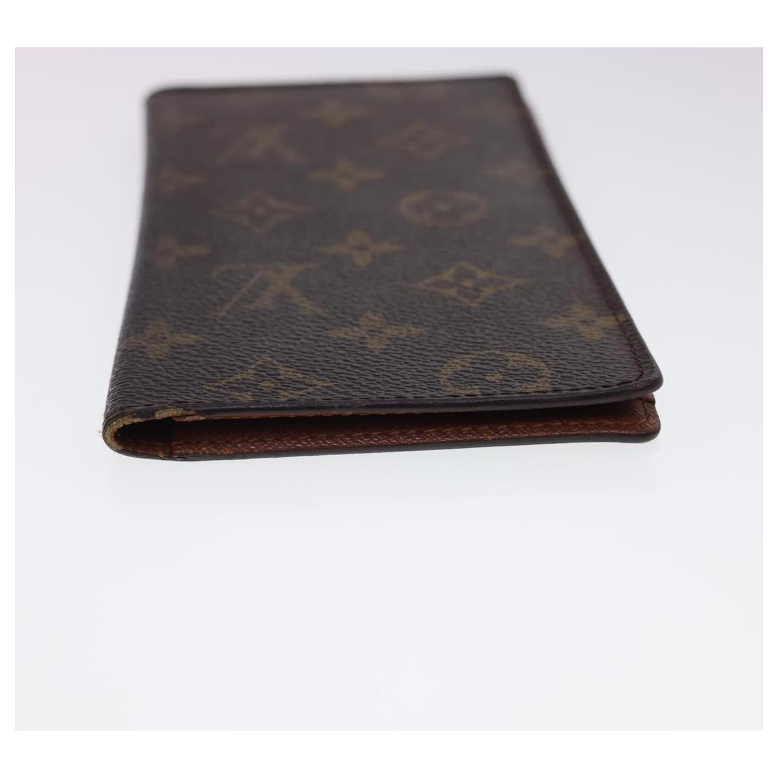 LOUIS VUITTON Monogram Porte Valeurs Cartes Credit Wallet M61823 LV Auth  43359