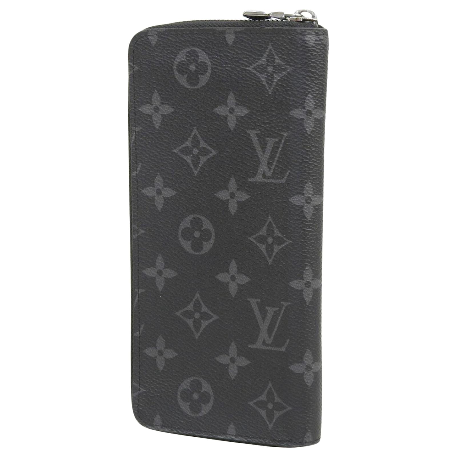 Louis Vuitton Zippy Wallet Vertical Black Cloth ref.893335 - Joli Closet