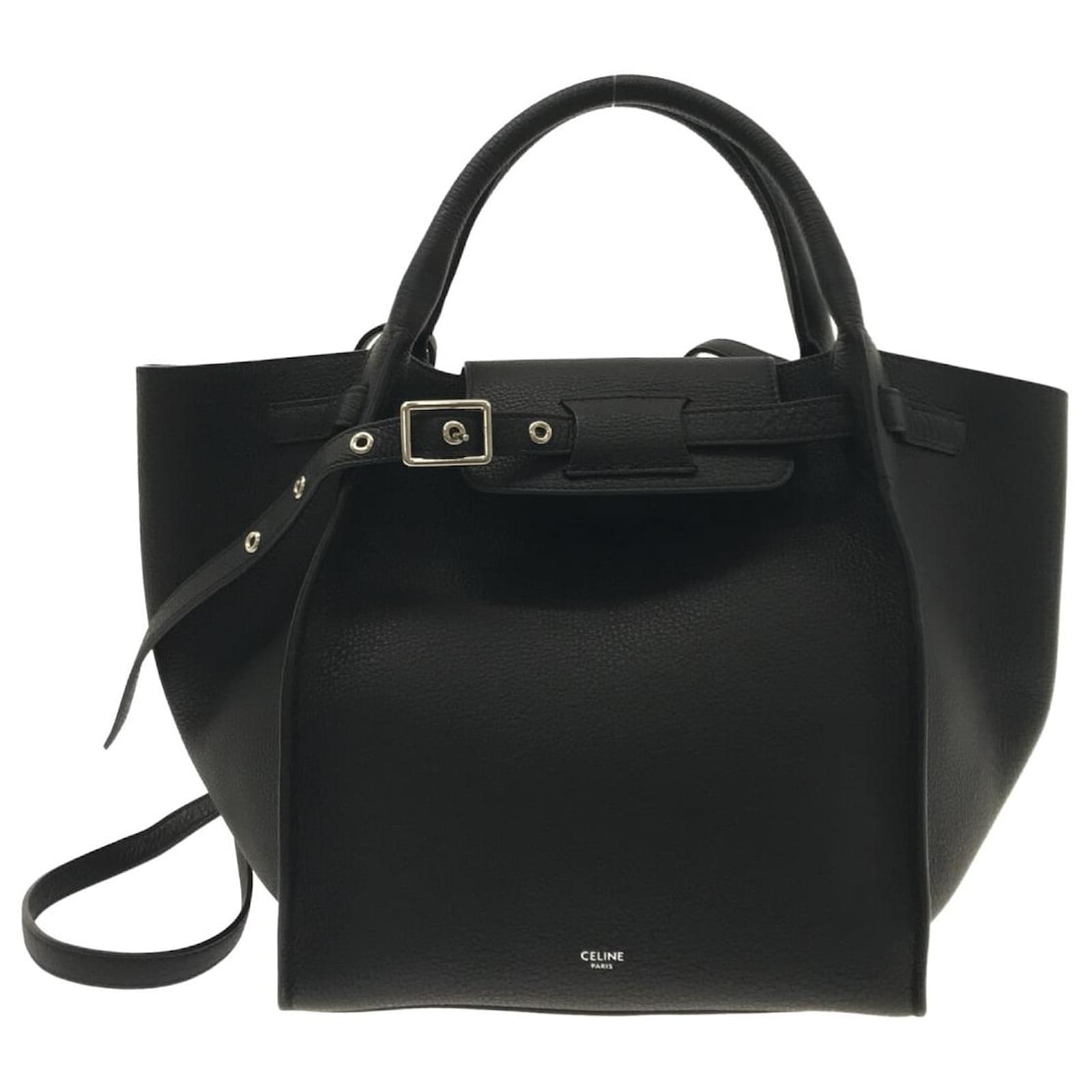 Céline Big Bag Black Leather ref.895008 Joli Closet