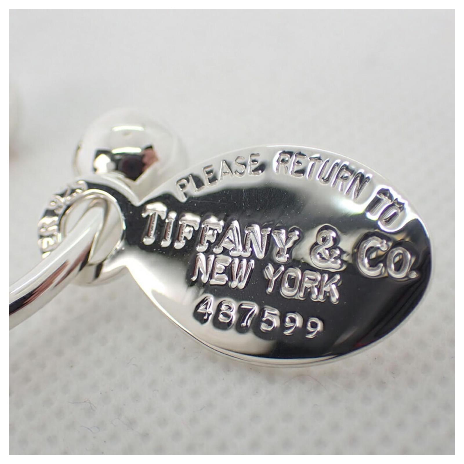 Gefütterter Link-Anhänger von Tiffany & Co Silber Geld ref.1093742 - Joli  Closet