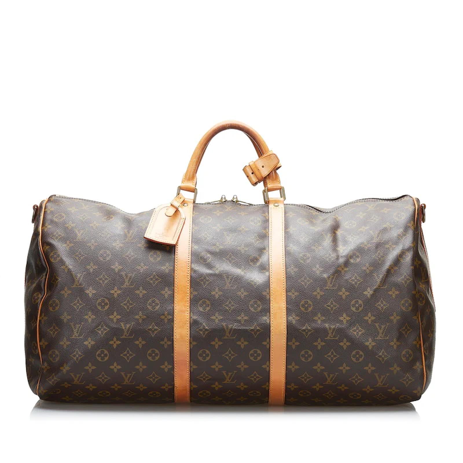 Louis Vuitton Waterproof Keepall Bandouliere Bag Monogram Canvas