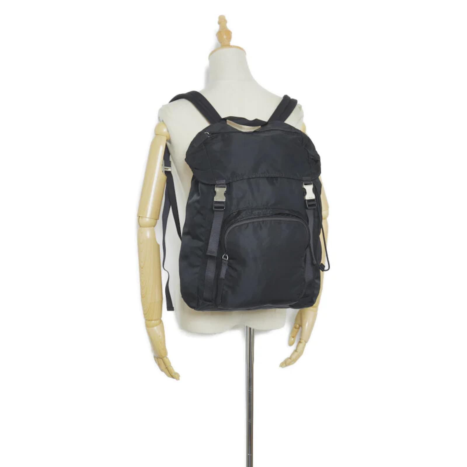 Prada Tessuto Backpack V135 Black Cloth ref.895841 - Joli Closet