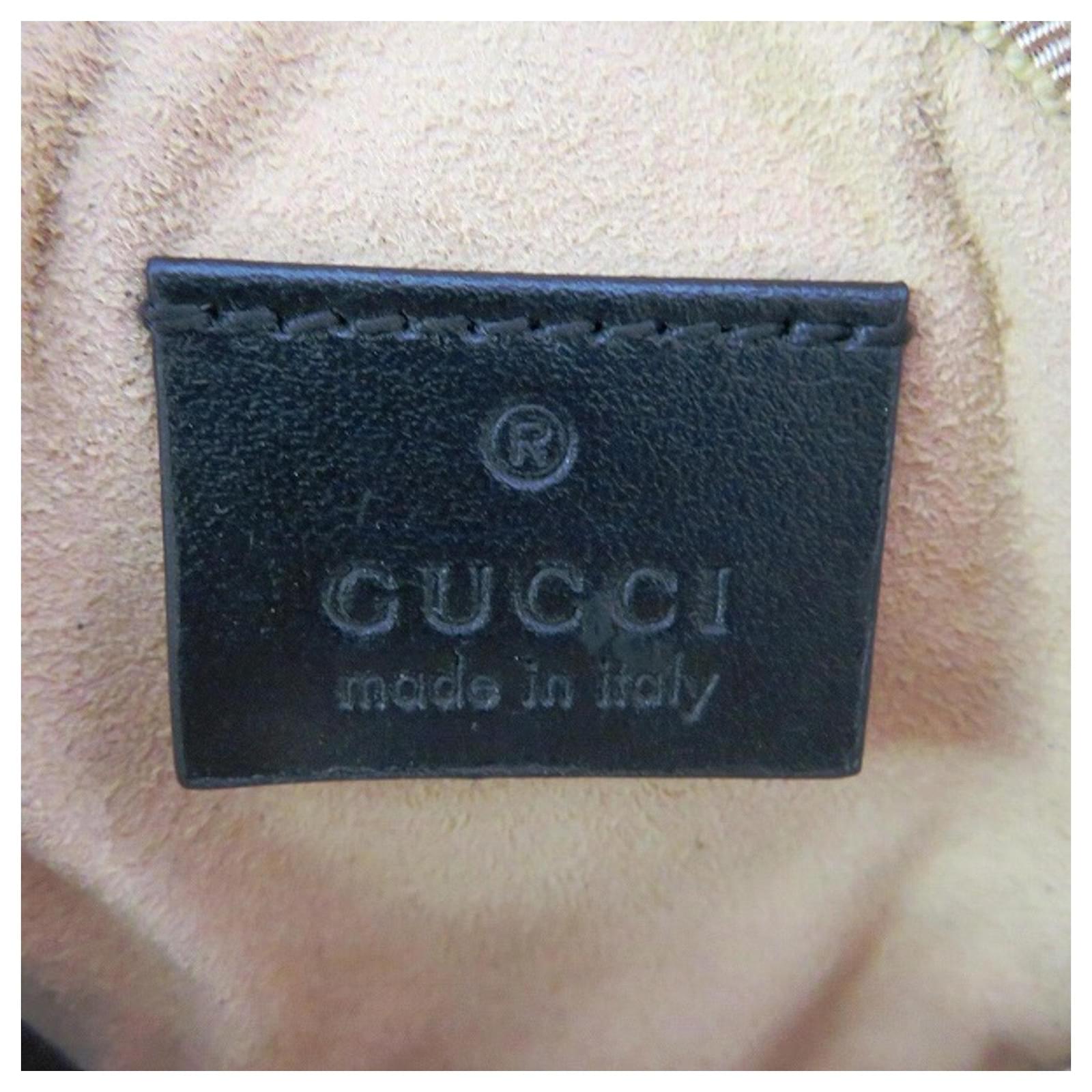 Gucci GG Marmont Black Leather ref.897215 - Joli Closet