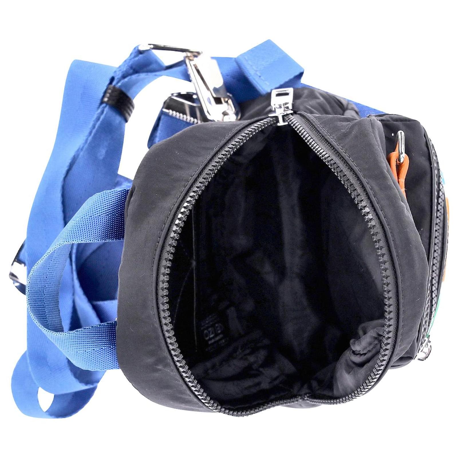 Kenzo Go upperrs Mini Backpack in Black Nylon Joli Closet