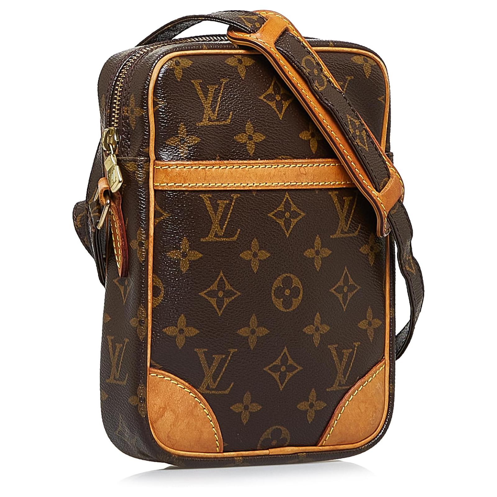 Louis Vuitton Danube Extra Large Monogram Gm 871699 Brown Coated