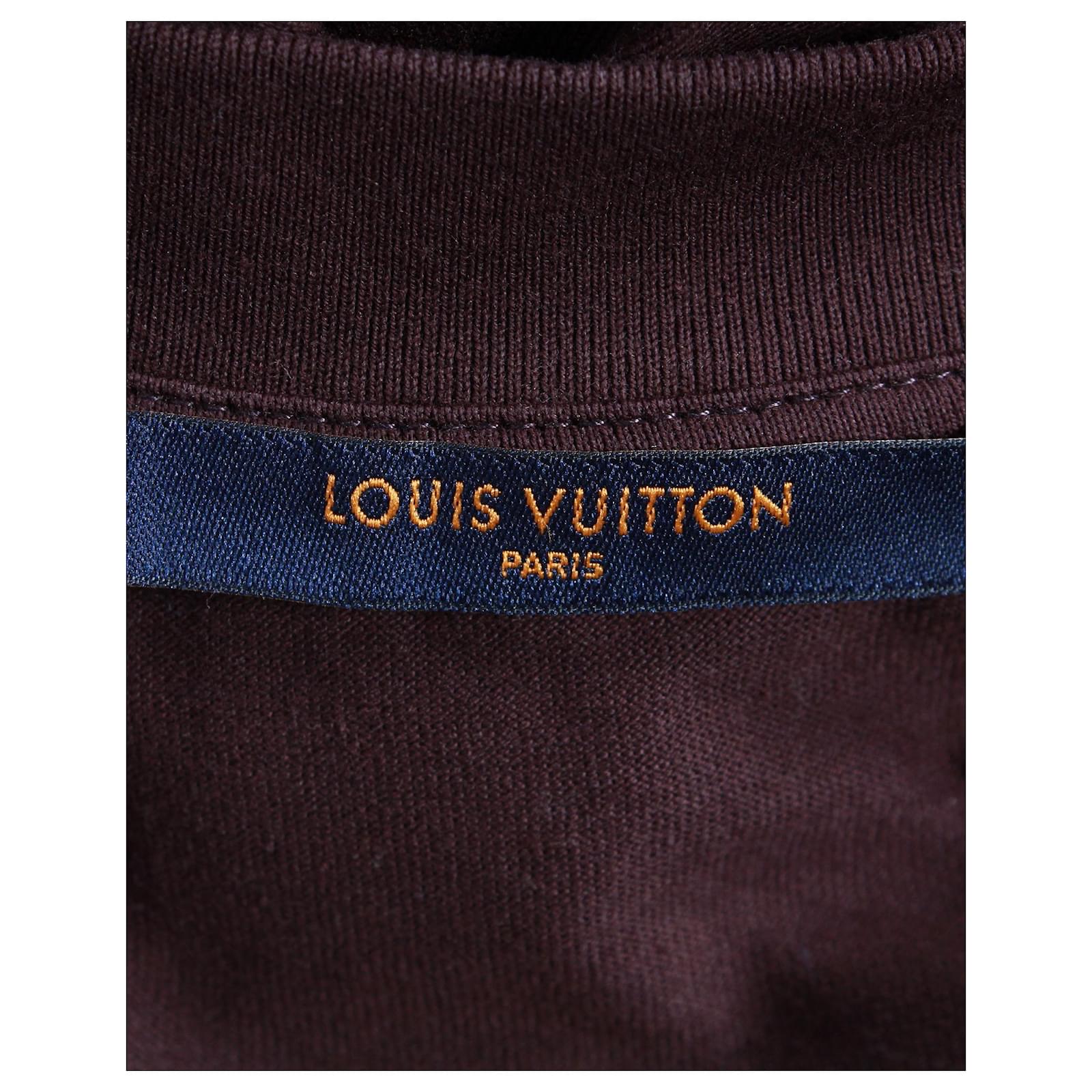 Louis Vuitton Burgundy Shawl Collar Blouse