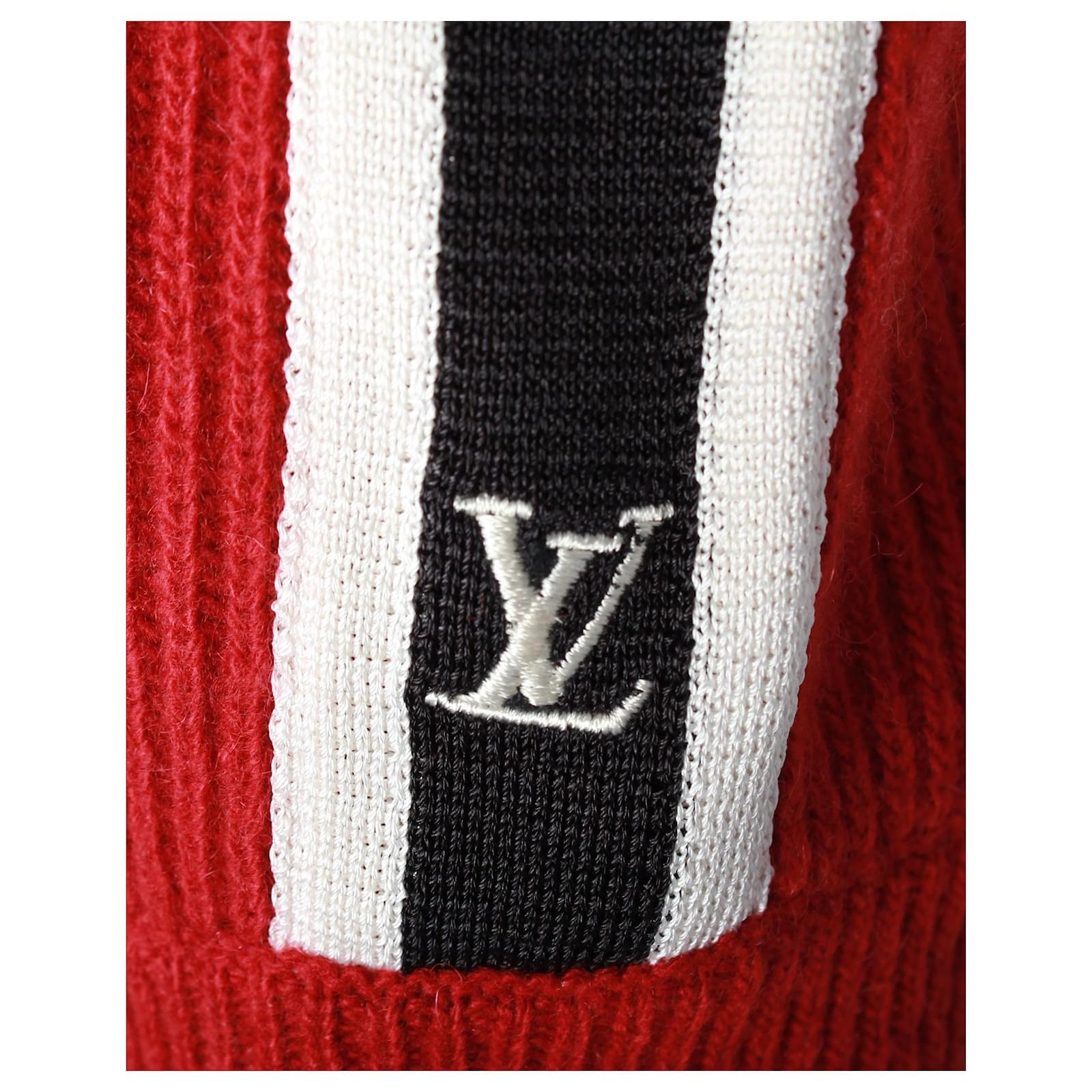 Louis Vuitton Cream Wool & Cashmere Turtleneck Sweater M Louis