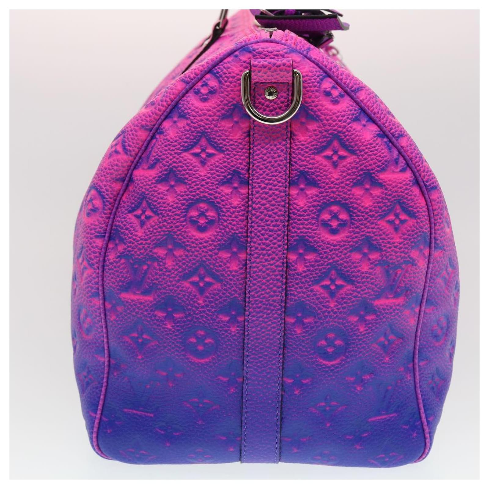 pink and purple lv bag