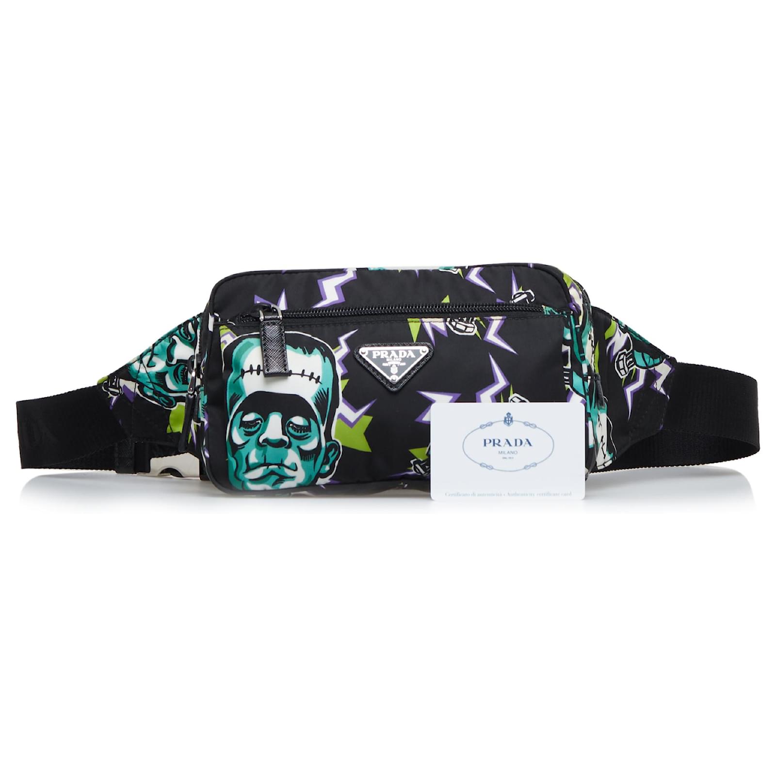 Prada - printed belt bag - men - ワンサイズ