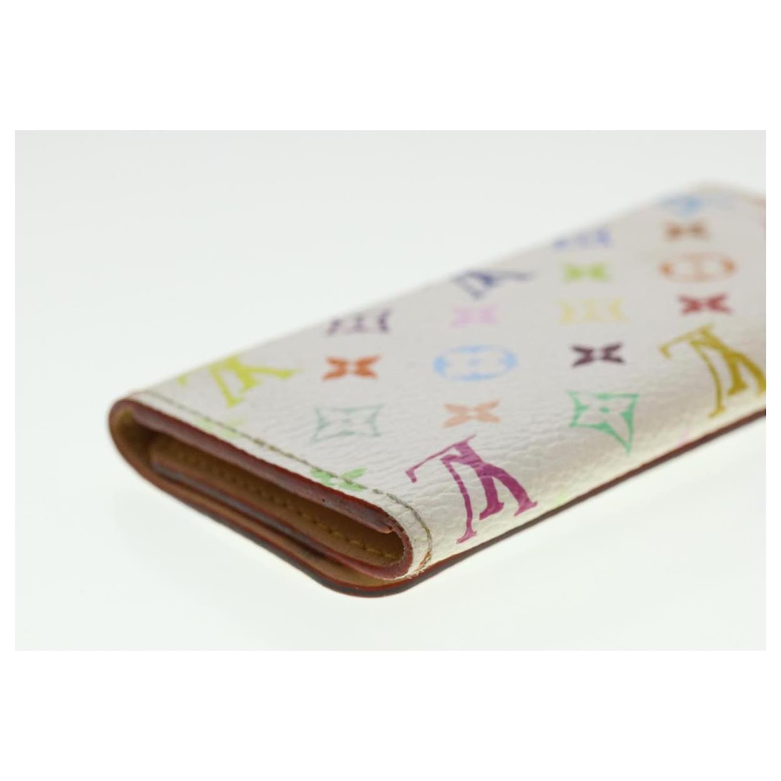 LOUIS VUITTON Monogram Multicolor Multi Cles 4 Key Case White M60043 auth  50248 ref.1032831 - Joli Closet