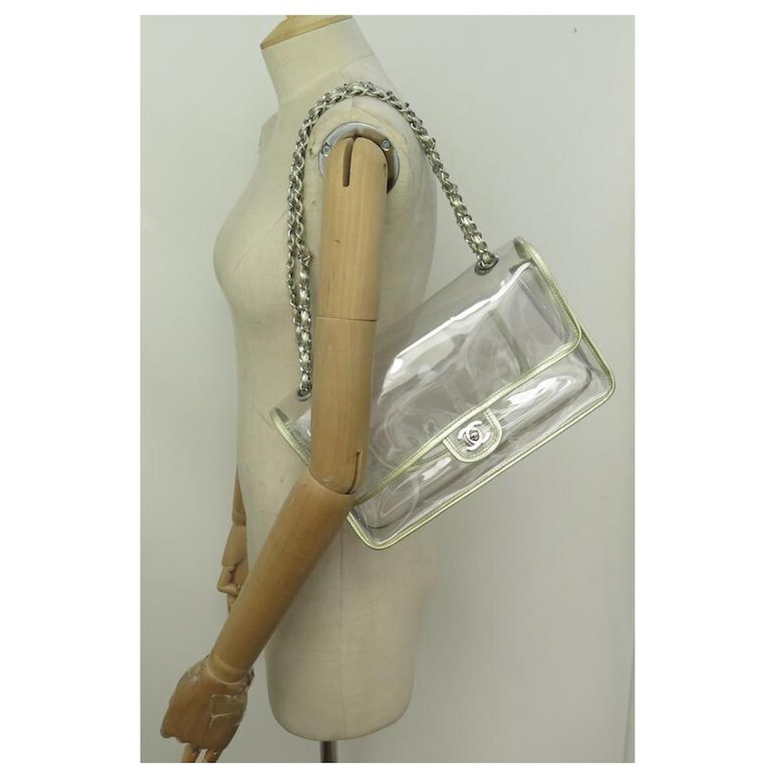 Clear Chanel Tasche Transparent Clear Tote Handbag: Designer