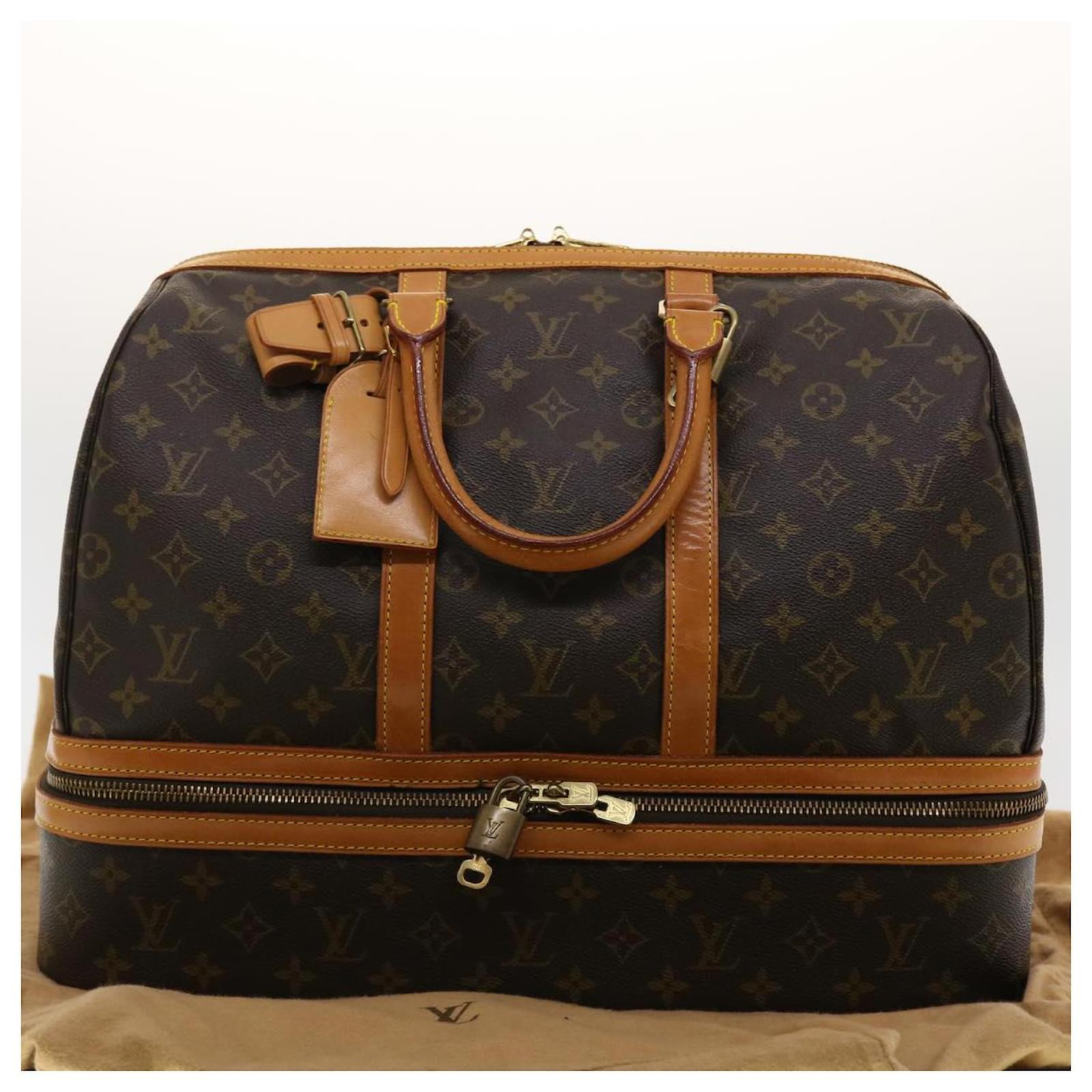 LOUIS VUITTON Monogram Sac Sports Boston Bag M41444 LV Auth bs7194 Cloth  ref.1034704 - Joli Closet