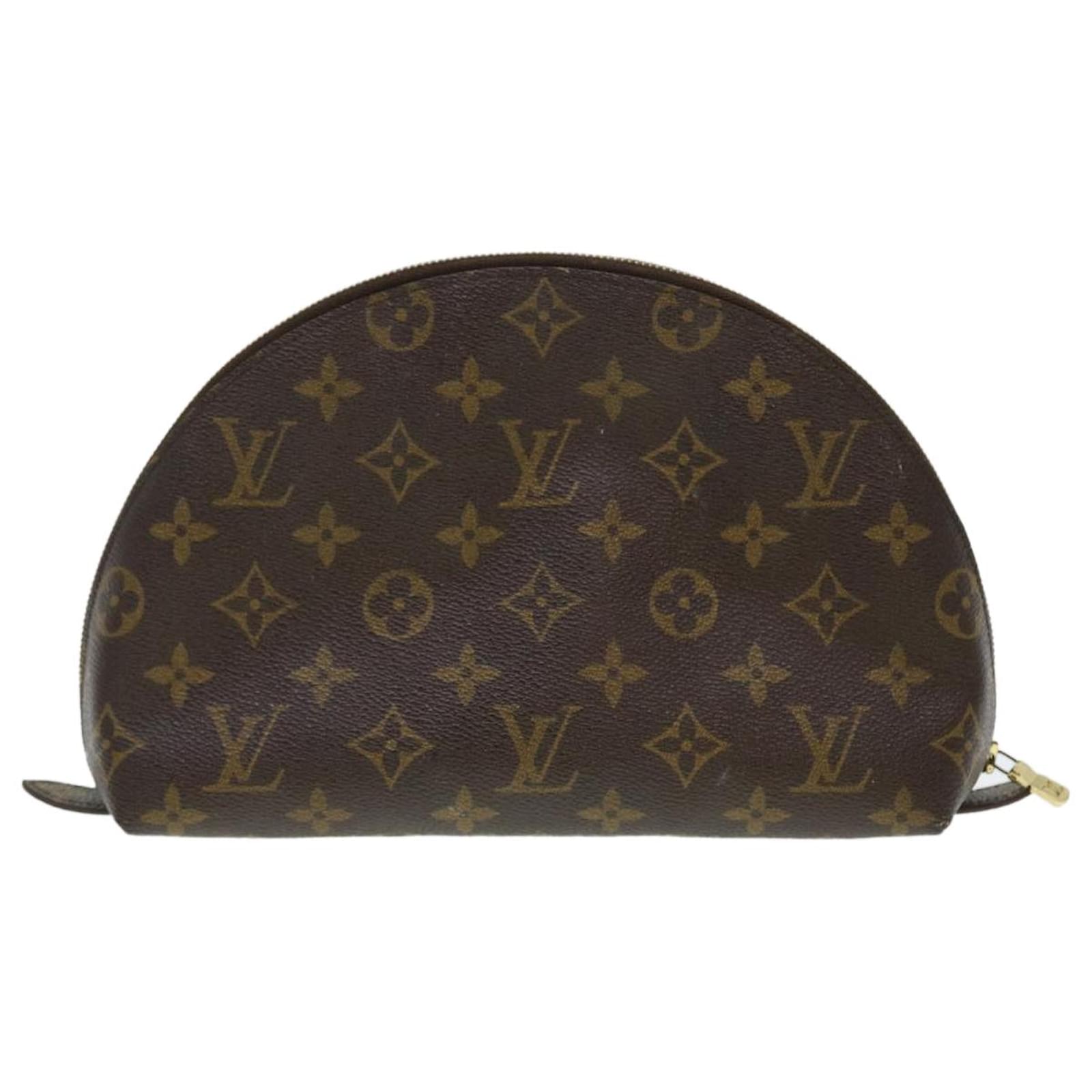 Louis Vuitton Trousse Demi Ronde Monogram Canvas Cosmetic Bag