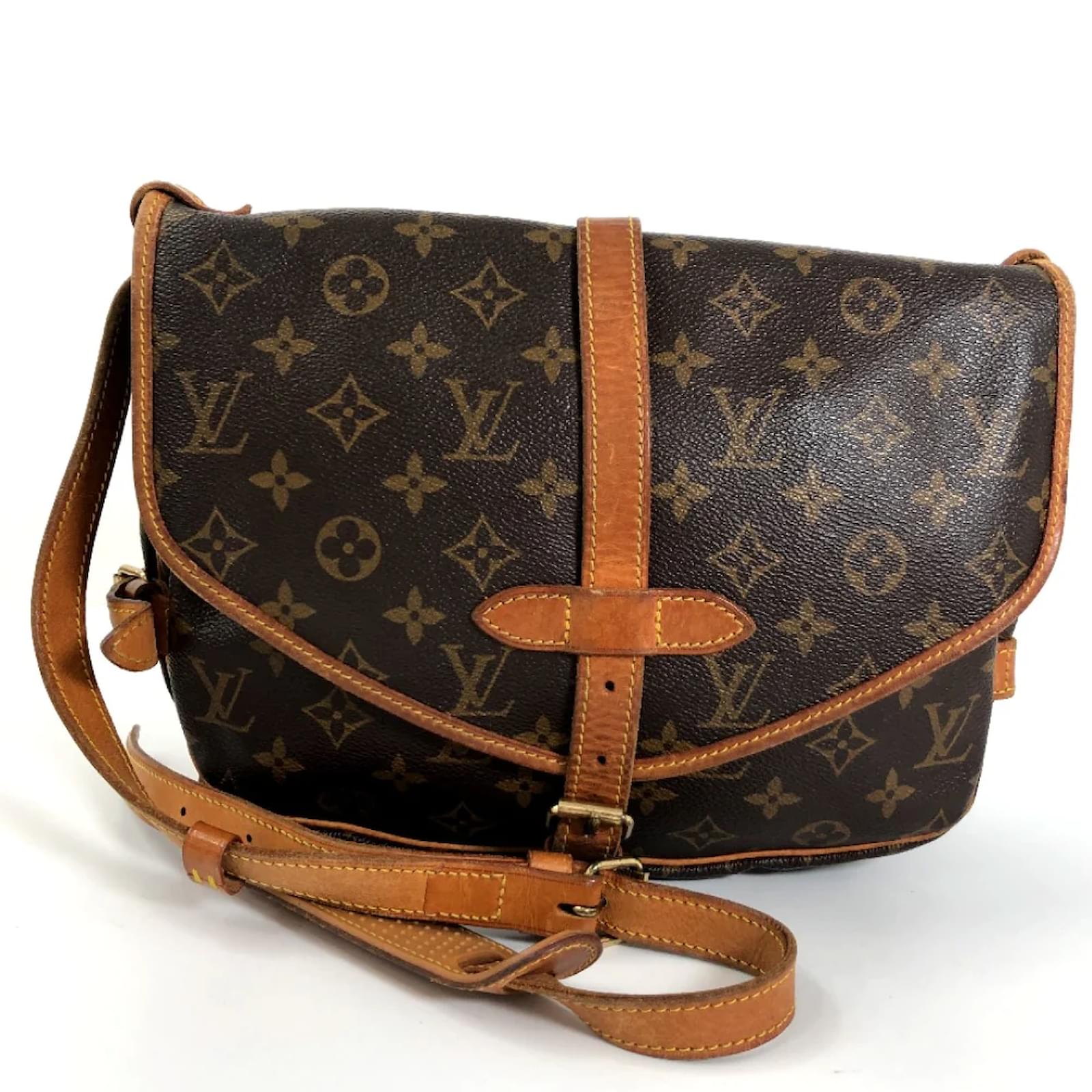 Monogram Canvas Saumur 30