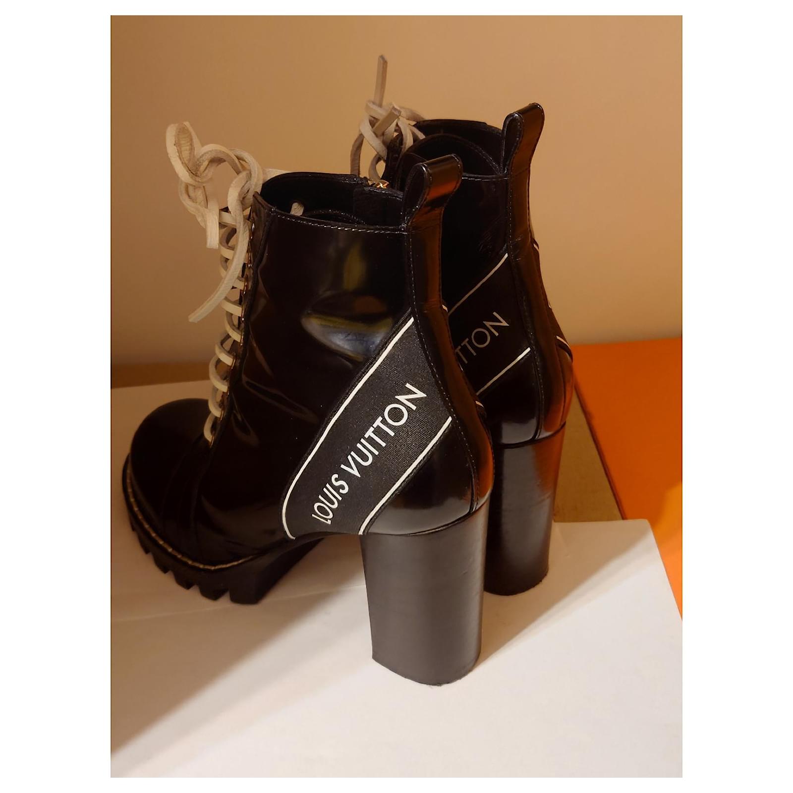 Ankle Boots Louis Vuitton Louis Vuitton Star Trail Monogram Black/Brown Ankle Boot Size 38.5 US 8.5