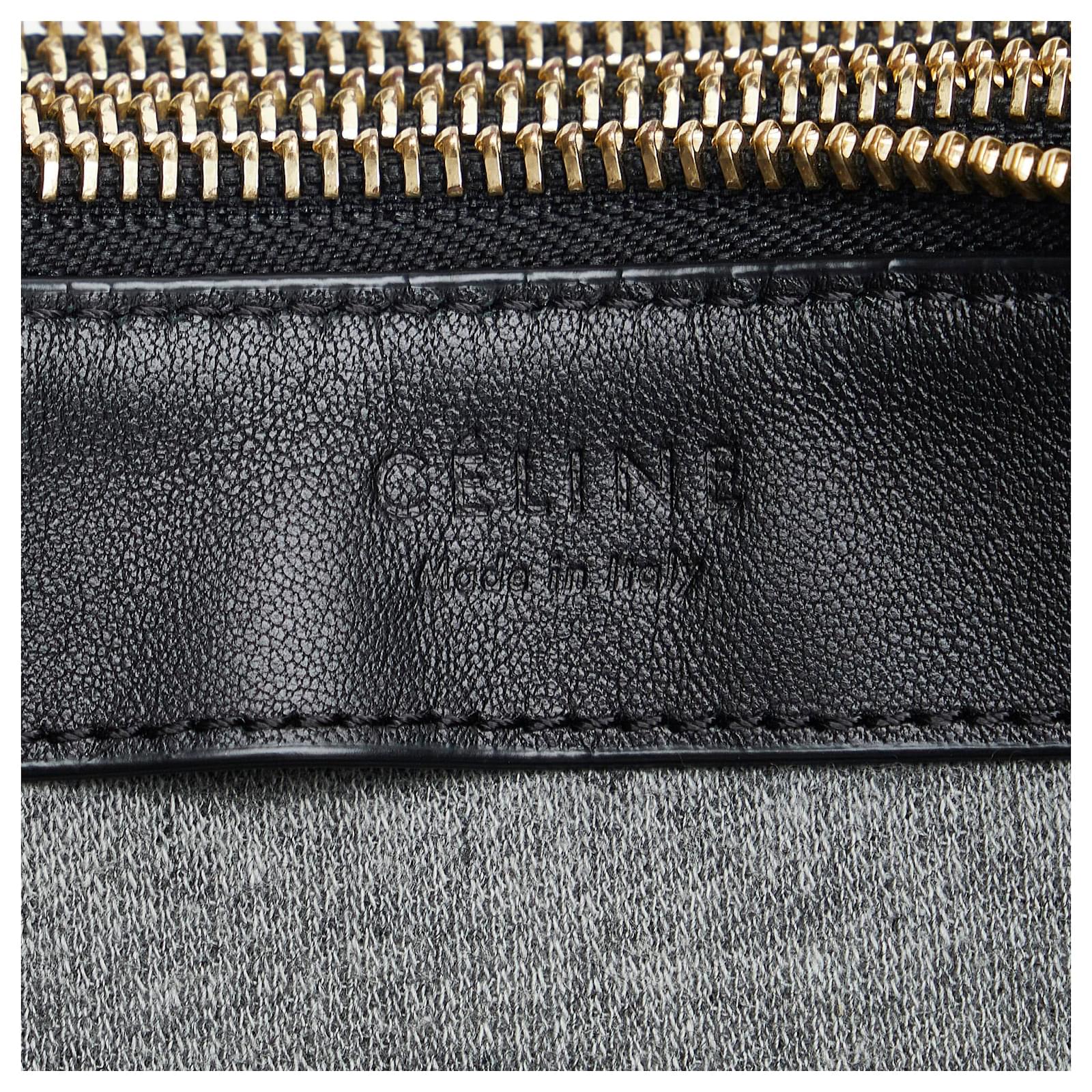 Céline Celine Black Large Trio Crossbody Leather Pony-style calfskin  ref.906344 - Joli Closet