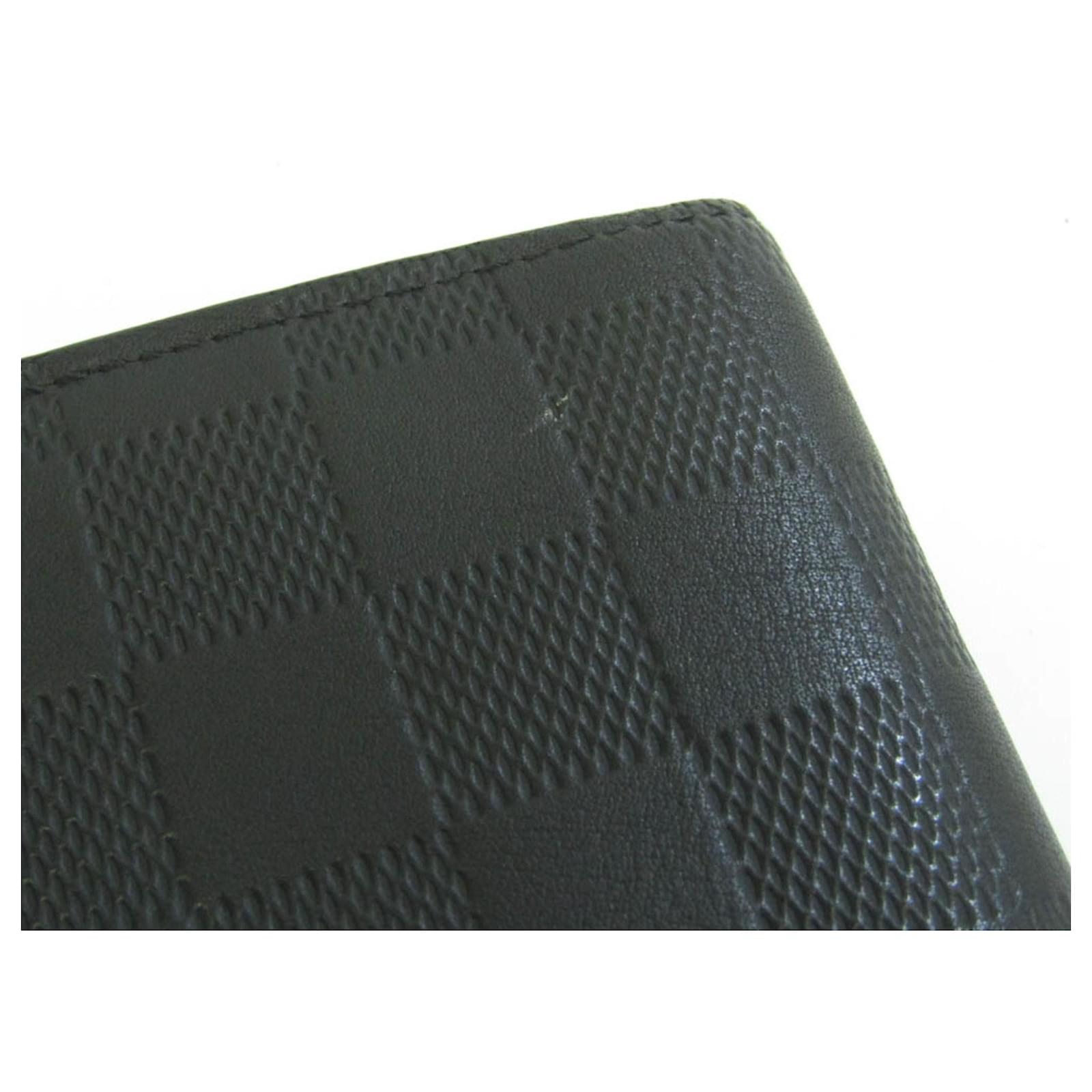 LOUIS VUITTON Brazza Wallet Black Cloth ref.98240 - Joli Closet