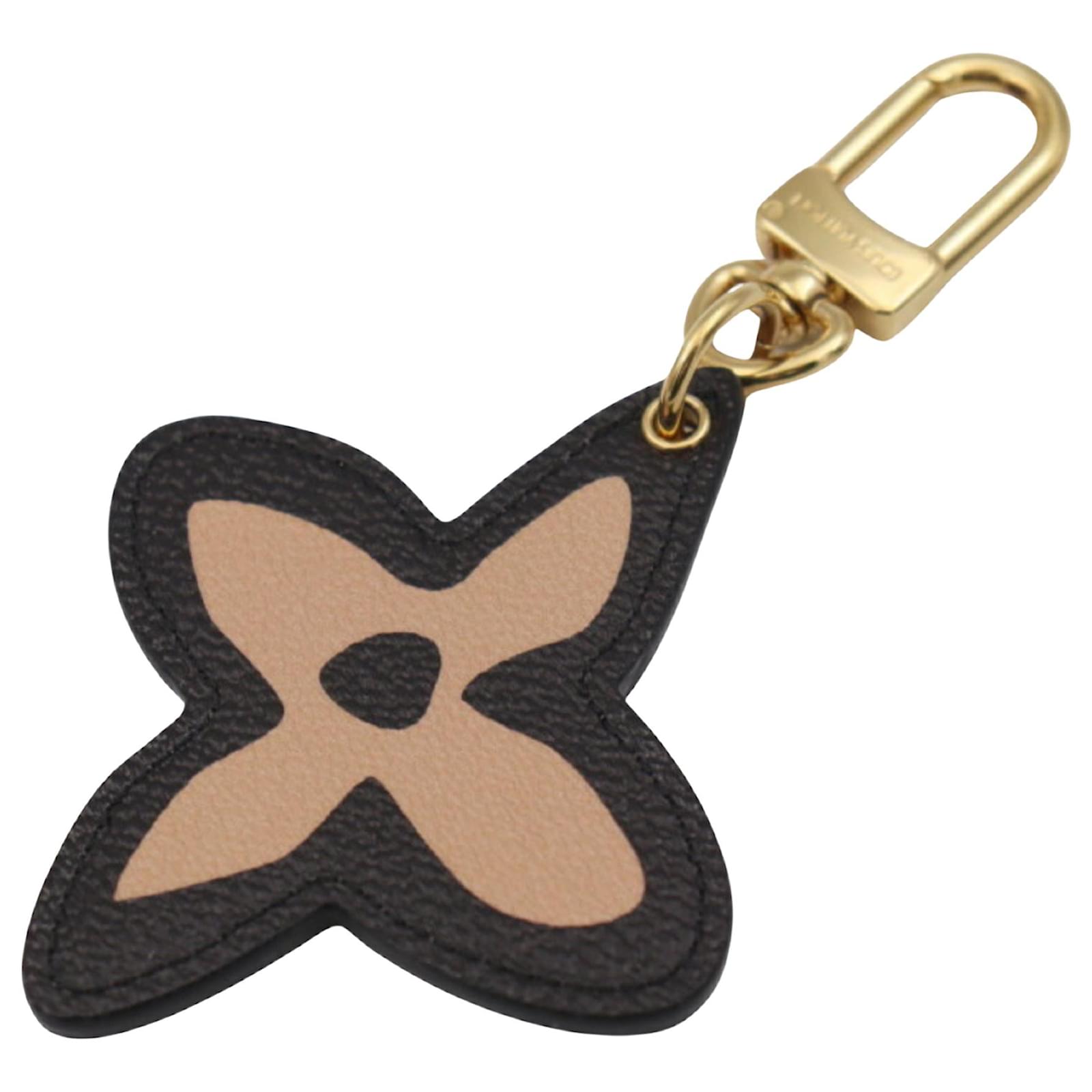 Louis Vuitton Gold, Metallic, Pattern Print Insolence Key Holder and Bag Charm