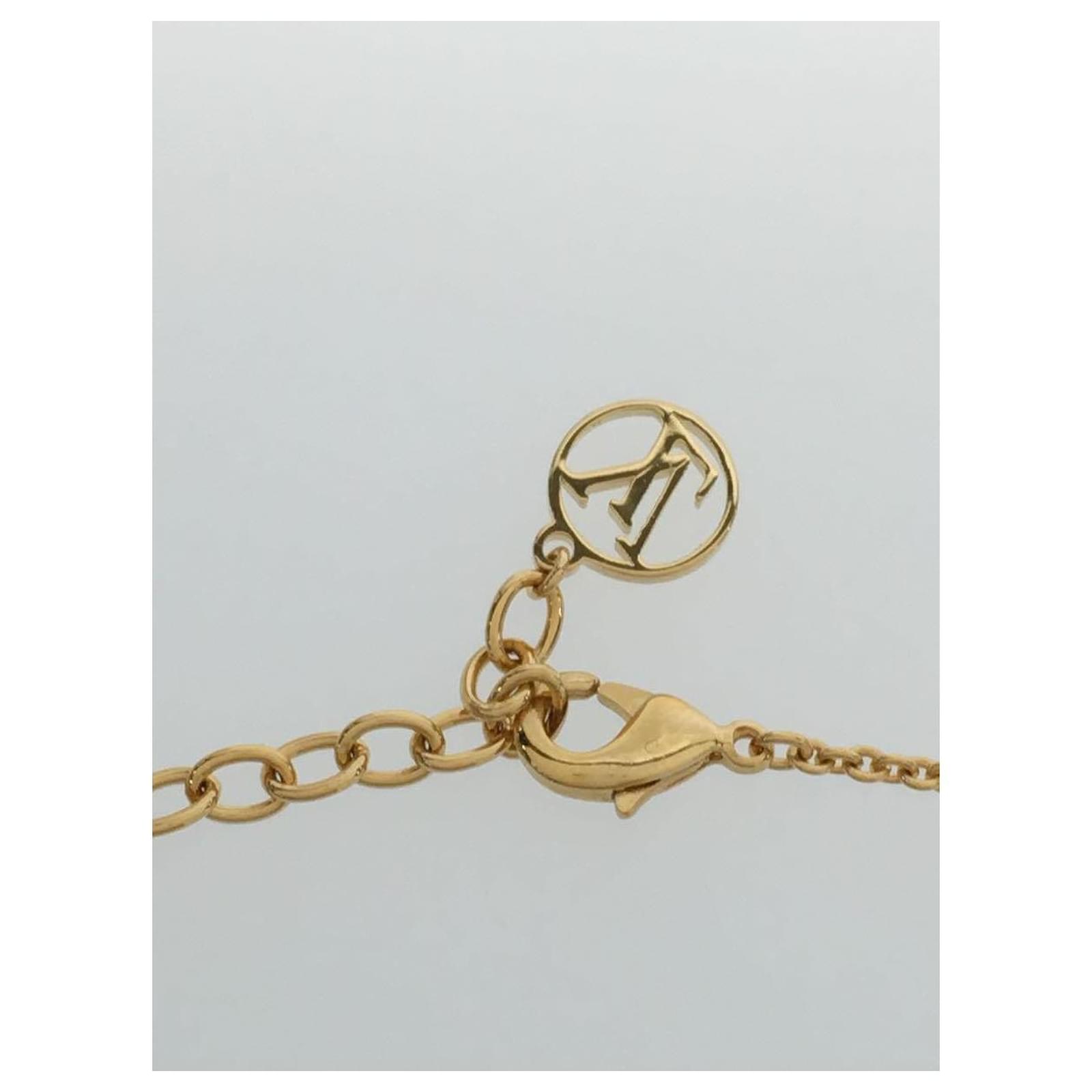 Louis Vuitton Flower Charm Bracelet in Metallic