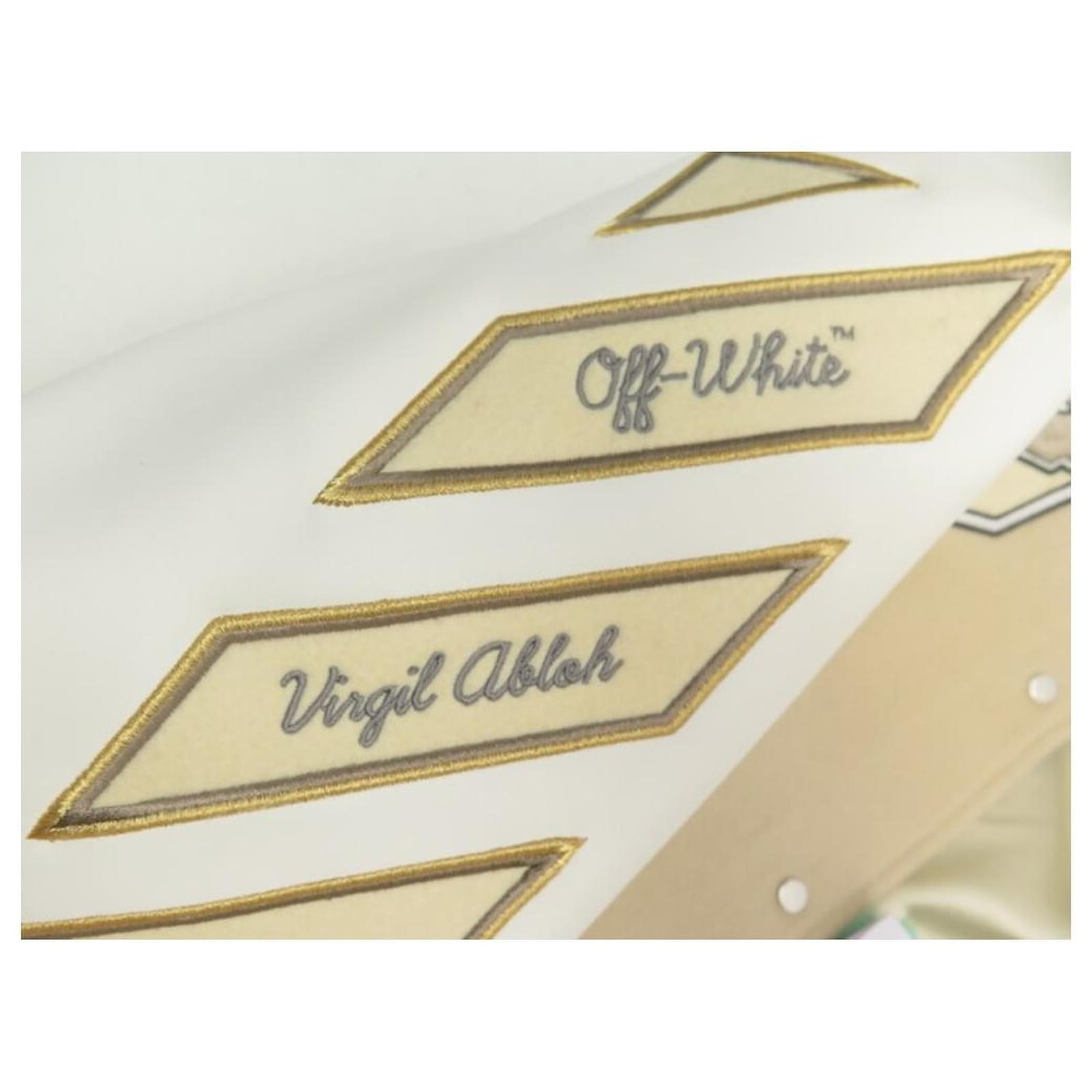 Off White NEW JACKET OFF-WHITE VARSITY AC MILAN LIMITED EDITION M 48 JACKET  JACKET Cream Tweed ref.909423 - Joli Closet