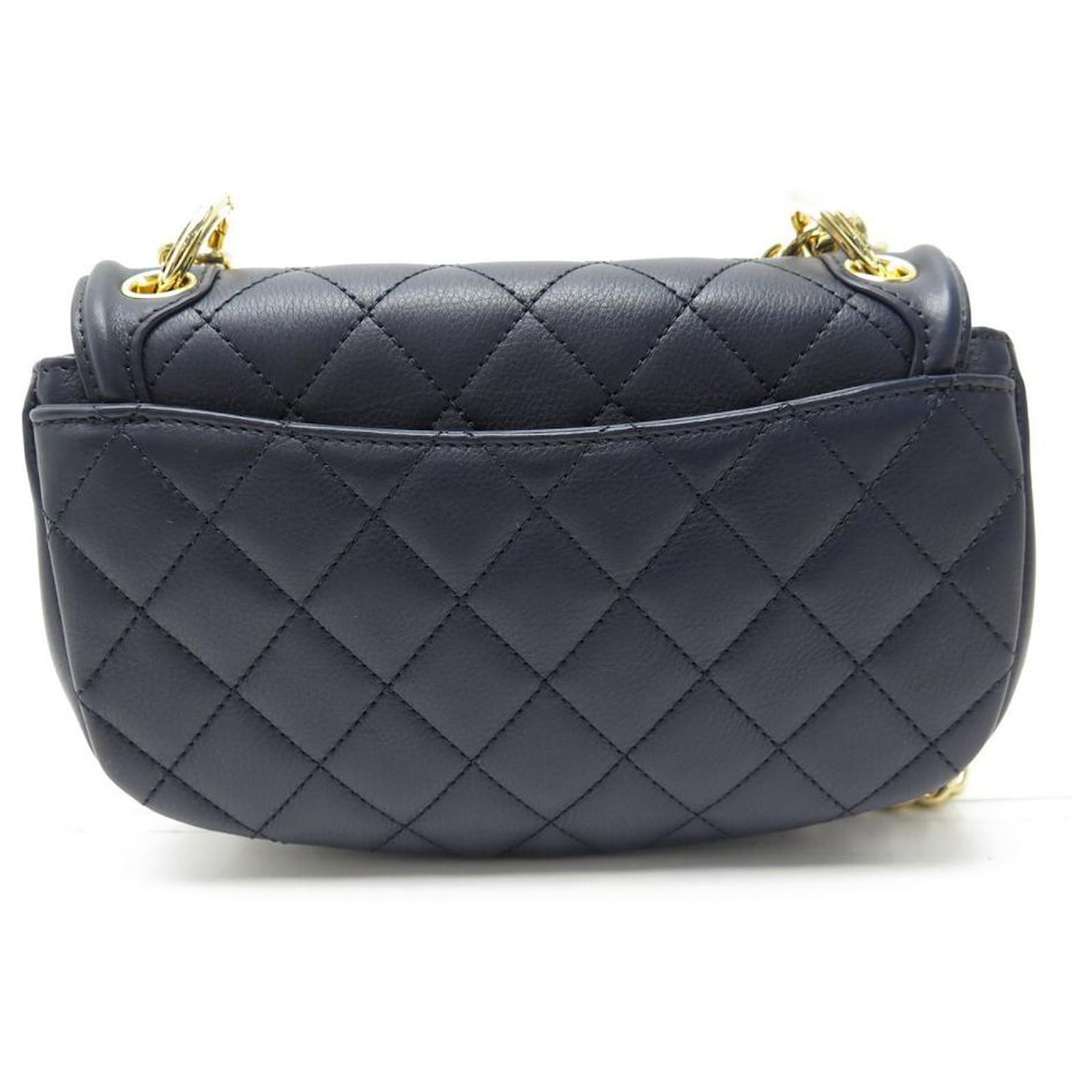 NEW CHANEL UNDERLINE FLAP BAG AS HANDBAG0792 BLUE HAND BAG