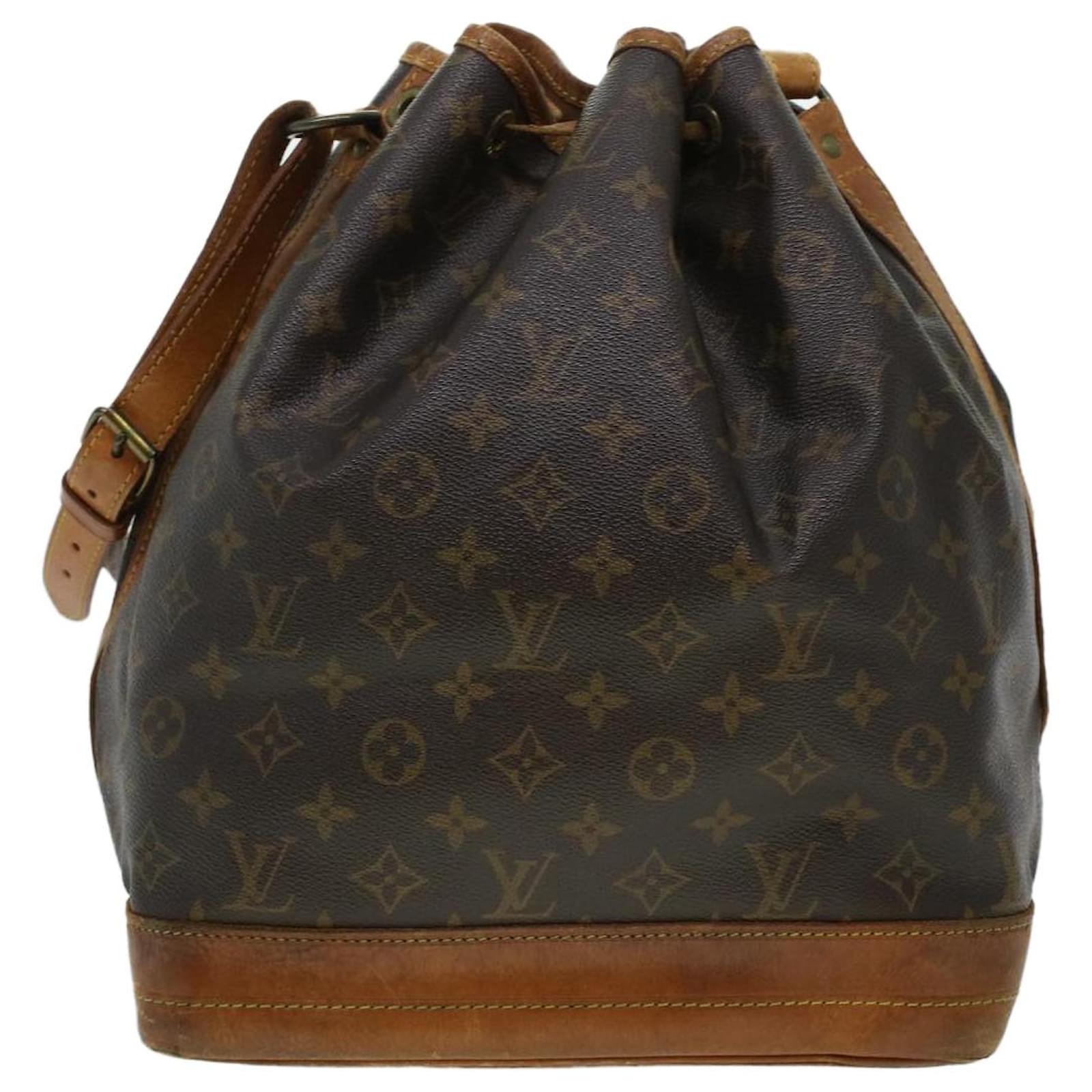 Louis-Vuitton-Monogram-Noe-Shoulder-Bag-Hand-Bag-Brown-M42224