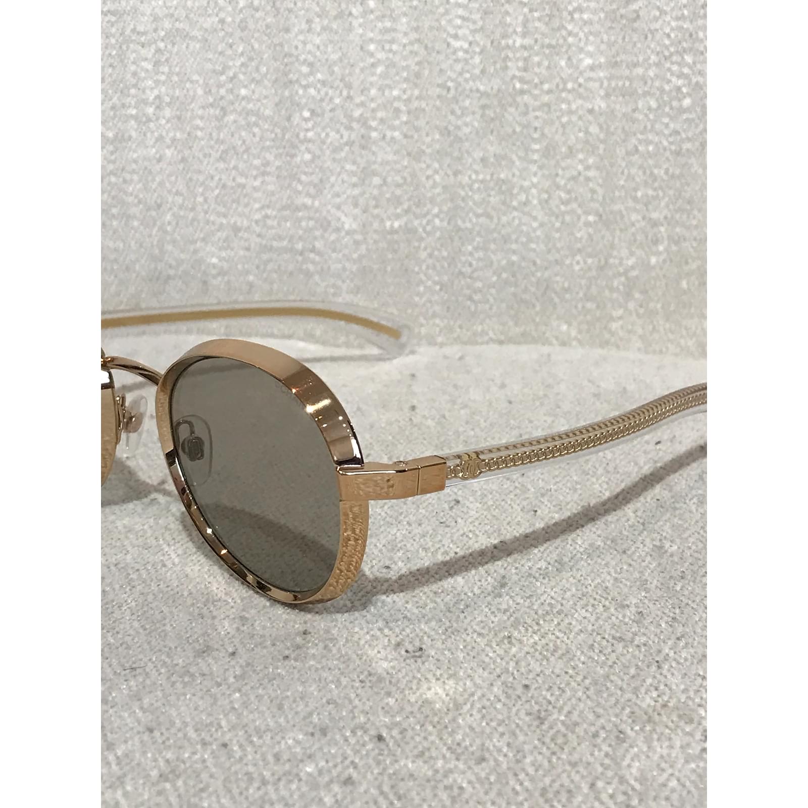 CHANEL Sunglasses T. plastic Golden ref.913612 - Joli Closet