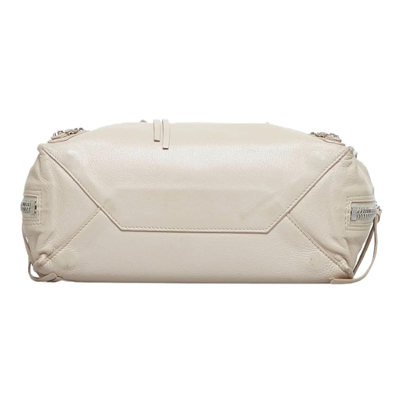 Balenciaga Motocross Classic Papier A6 bag 370926 Beige Leather