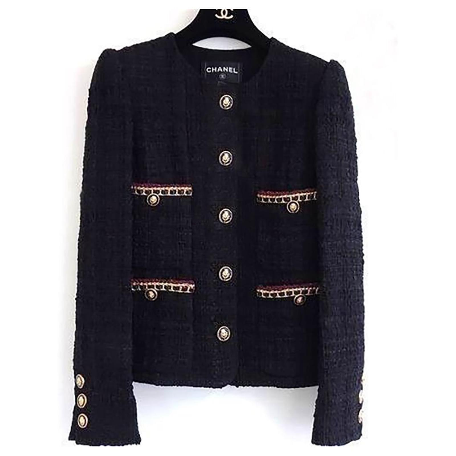 Chanel 14K$ Hailey Bieber Vogue Cover New Tweed Jacket Multiple