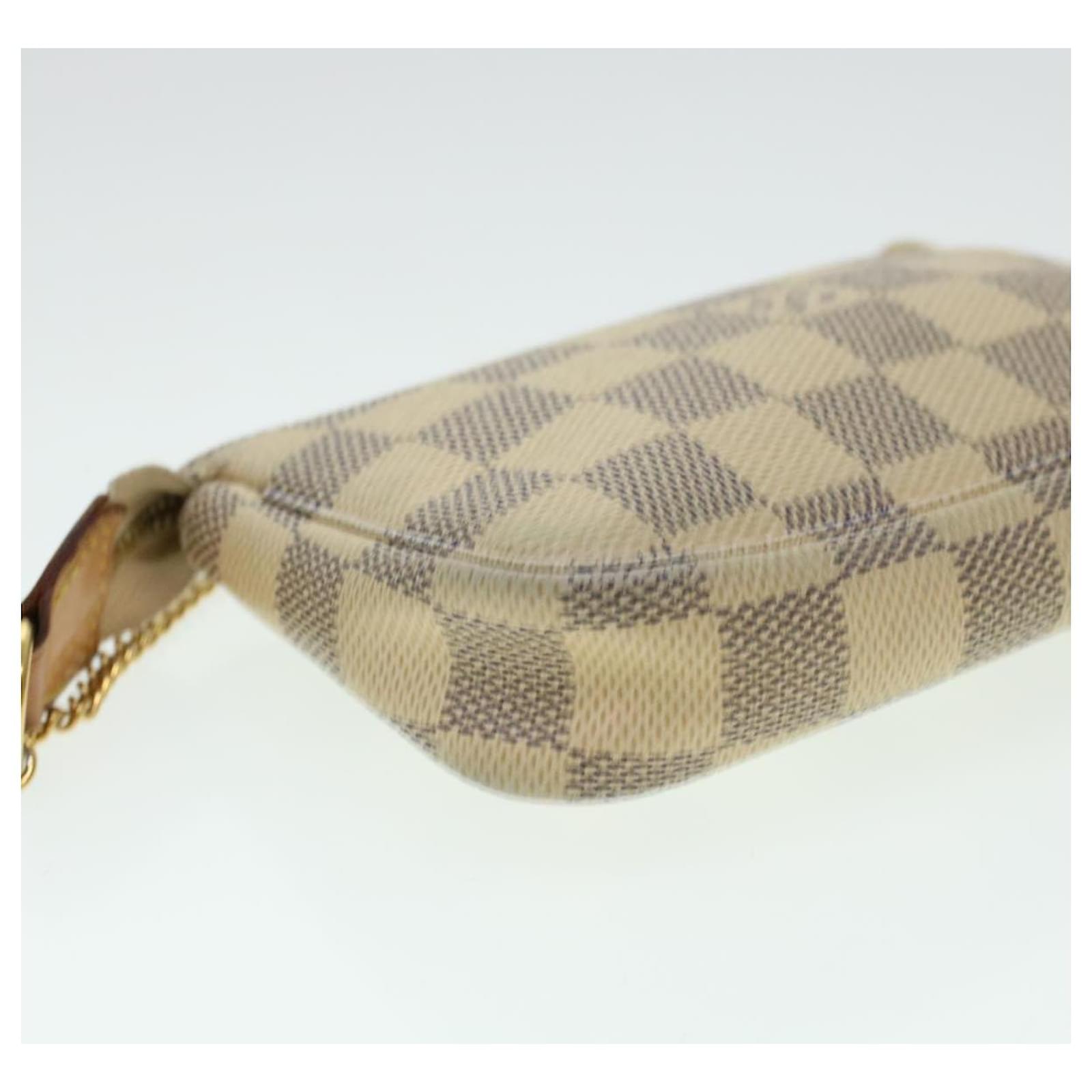 LOUIS VUITTON Damier Azur Mini Pochette Accessoires AccessoryPouch N58010  33530a ref.736626 - Joli Closet