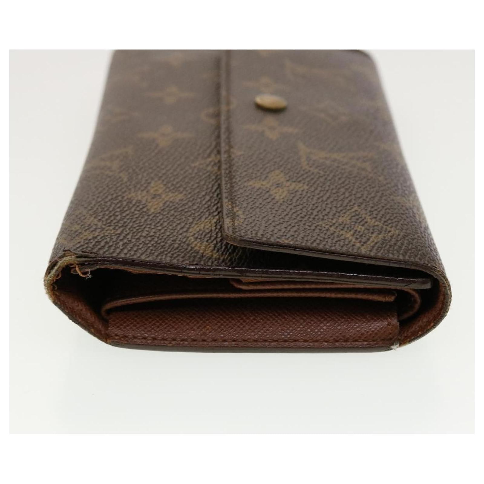 LOUIS VUITTON Monogram Pochette Porte Monnaie Credit Wallet M61725 Auth  lt445