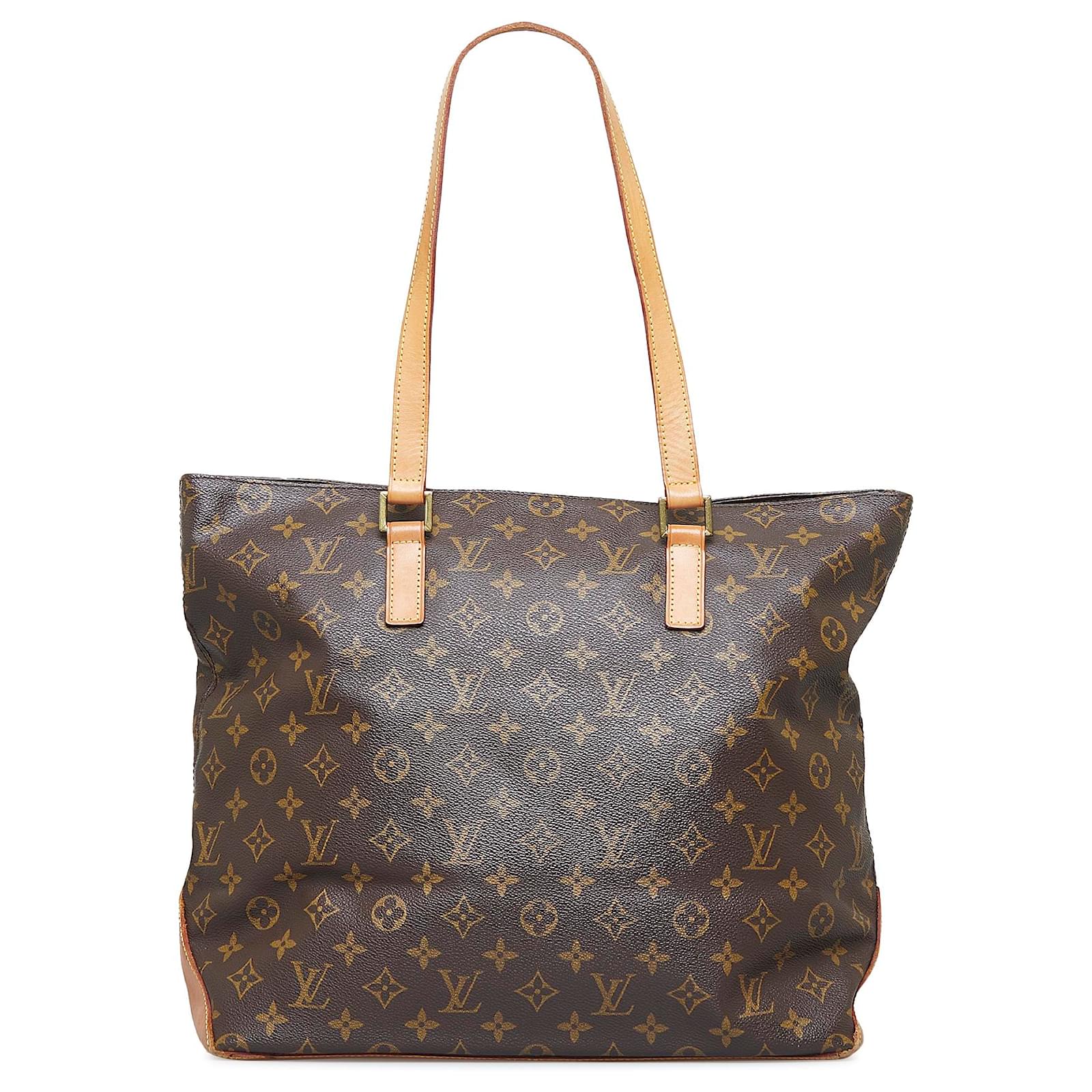 Louis Vuitton Cabas Mezzo Brown Monogram Canvas - Brown in 2023