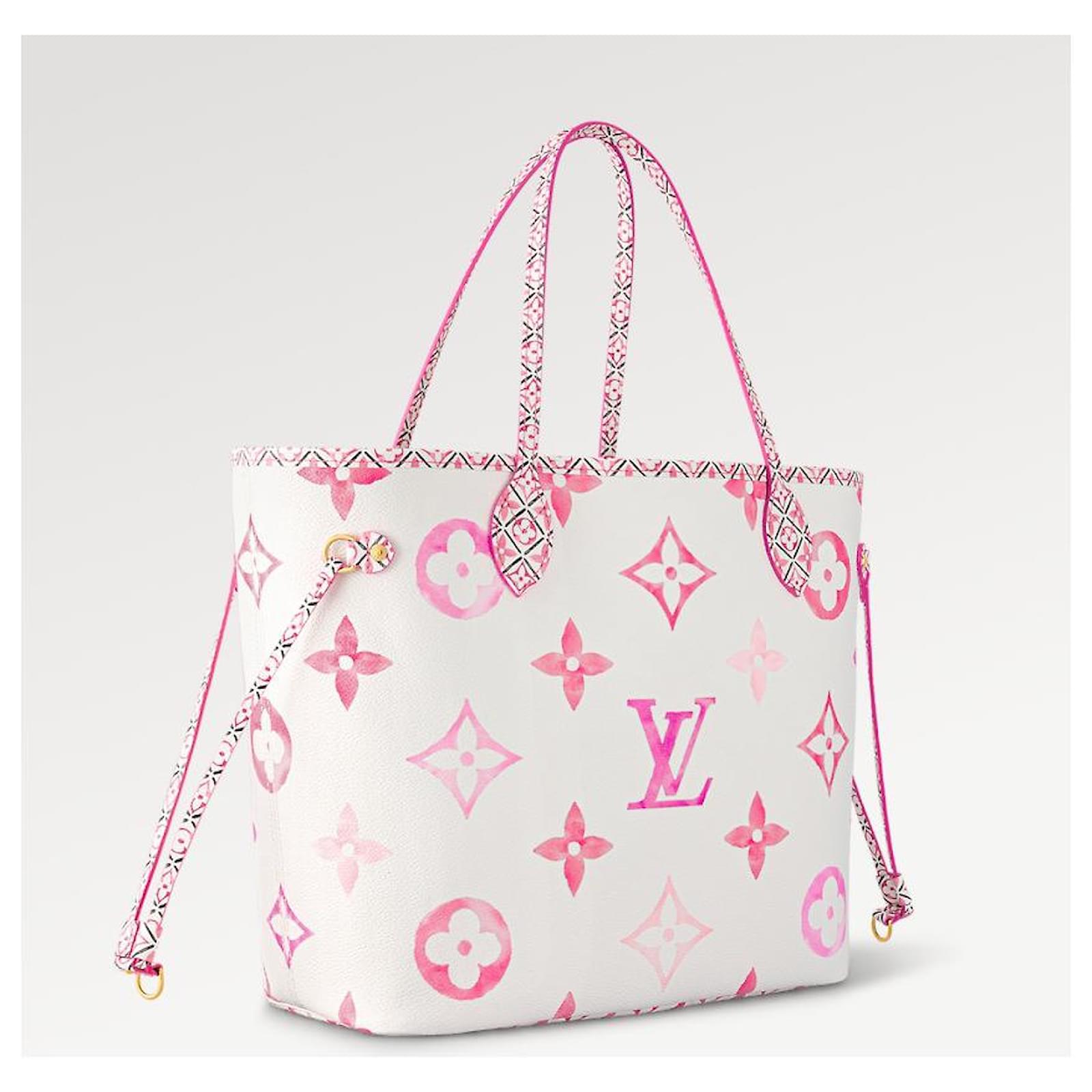 Louis Vuitton Neverfull MM LV By The Pool Pink Cloth ref.943214 - Joli  Closet