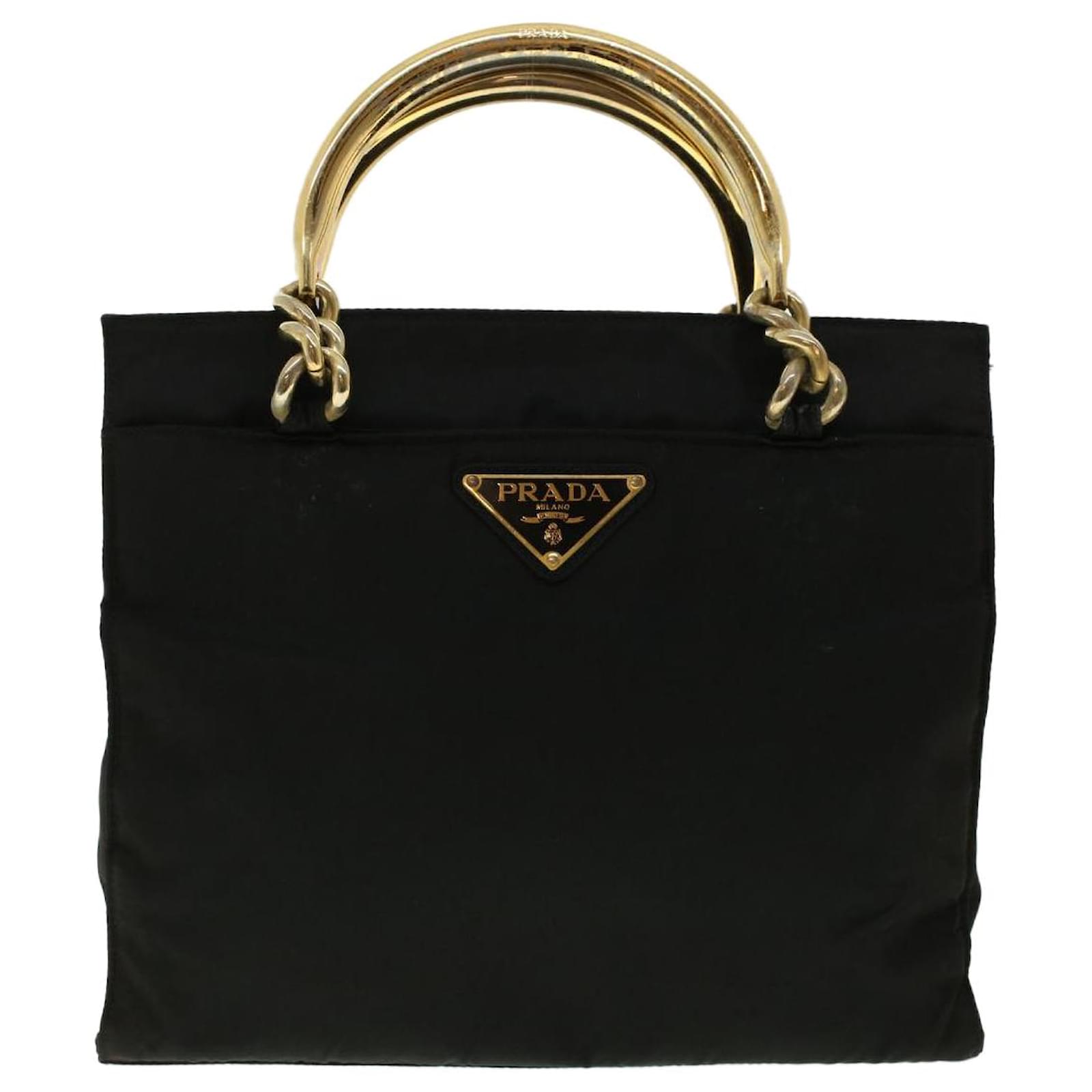 PRADA Hand Bag Nylon Black Auth bs5137 ref.915469 - Joli Closet
