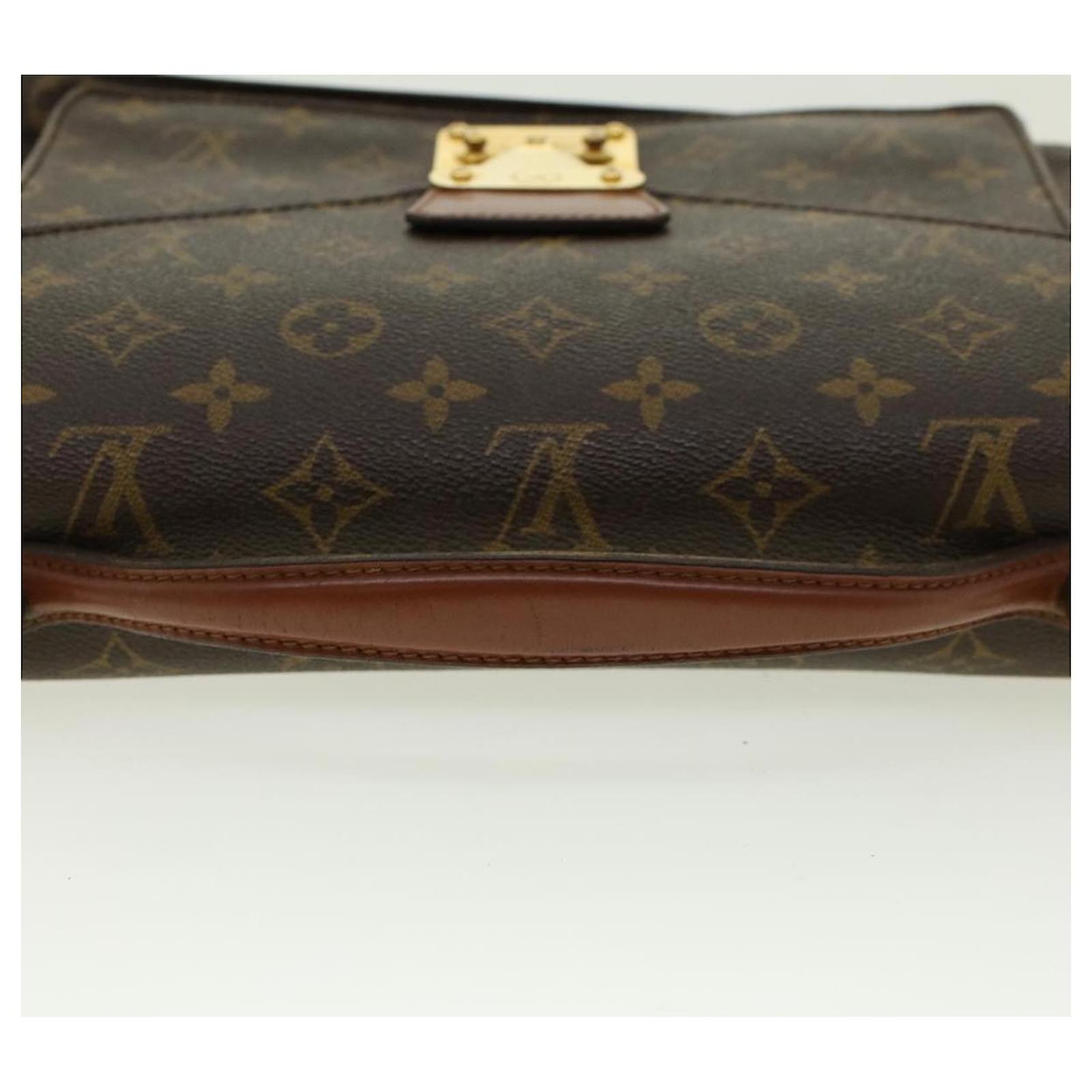 Louis Vuitton Monogram Monceau 28 Hand Bag M51185 LV Auth 41507