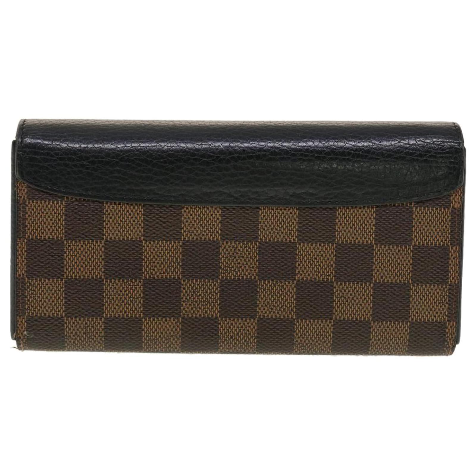 LOUIS VUITTON Damier Ebene Portefeuille Normandy Long Wallet N61261 auth  41178 ref.915511 - Joli Closet