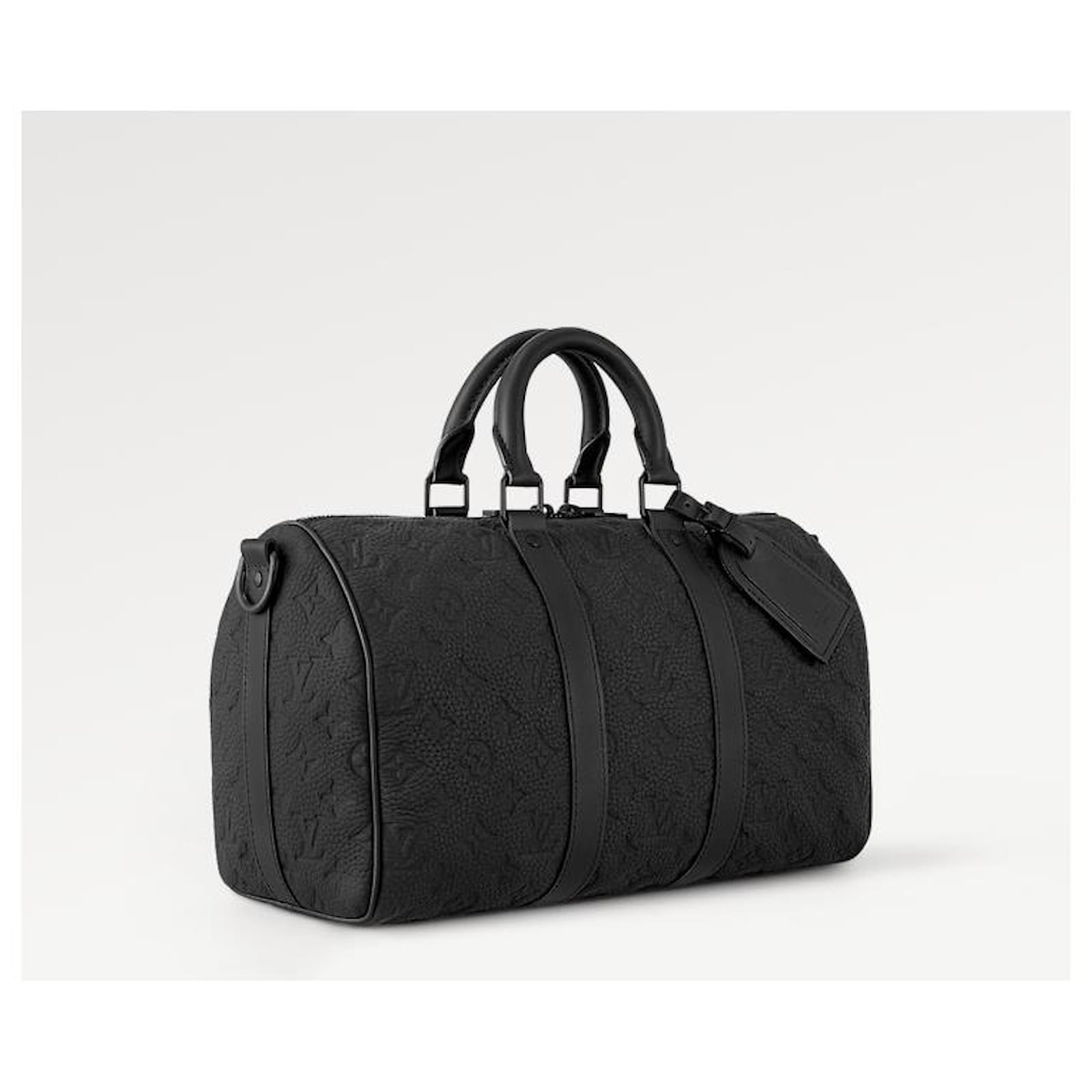 Louis Vuitton LV Keepall 35 monogram black Leather ref.915556 - Joli Closet