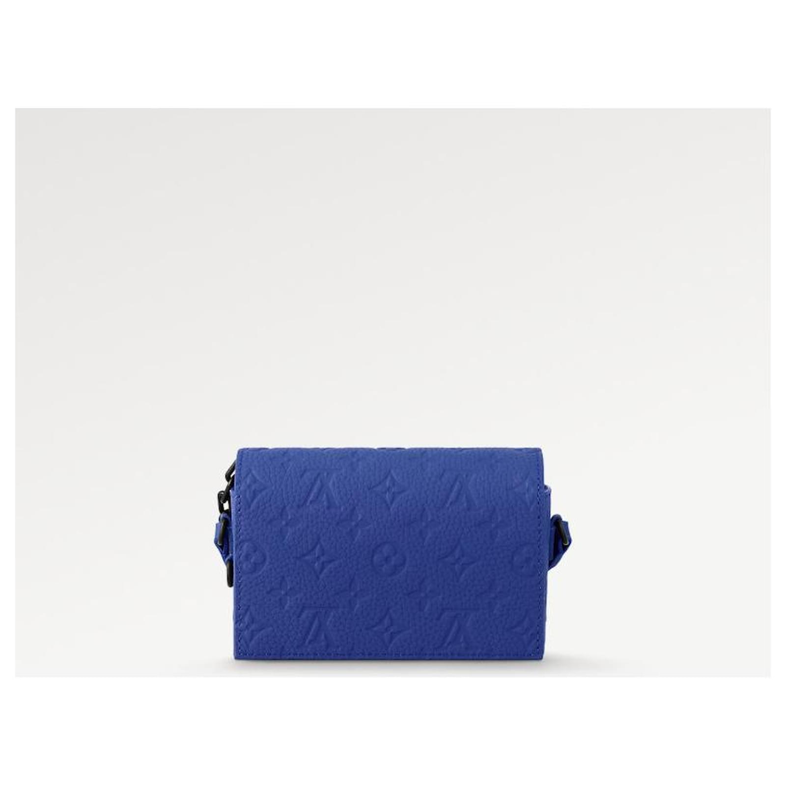 Louis Vuitton LV Steamer Wearable Wallet Blue Leather ref.915980