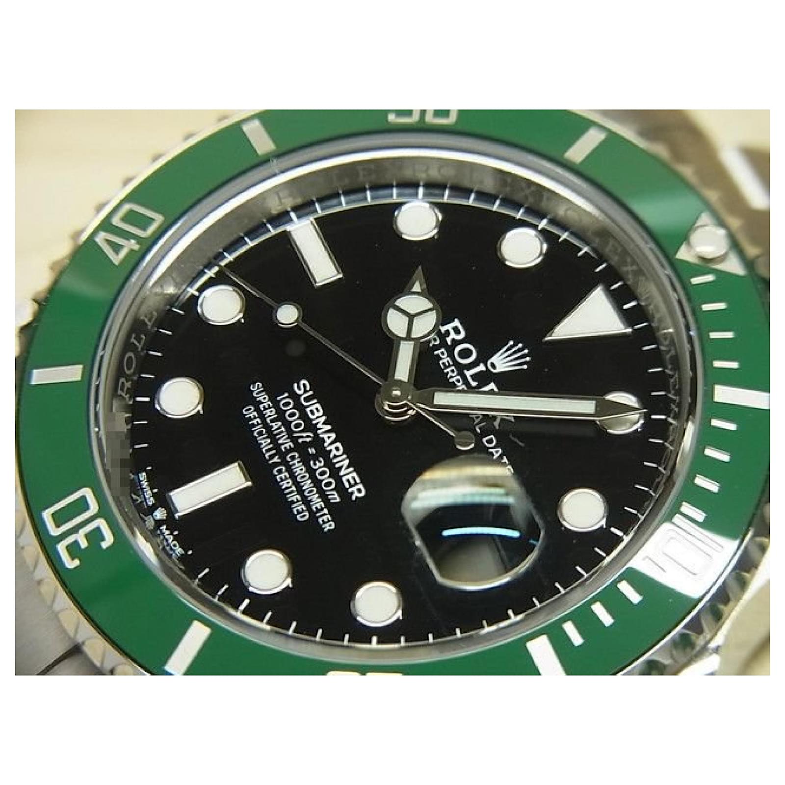 ROLEX Submariner date green bezel 126610LV '22 purchased Mens