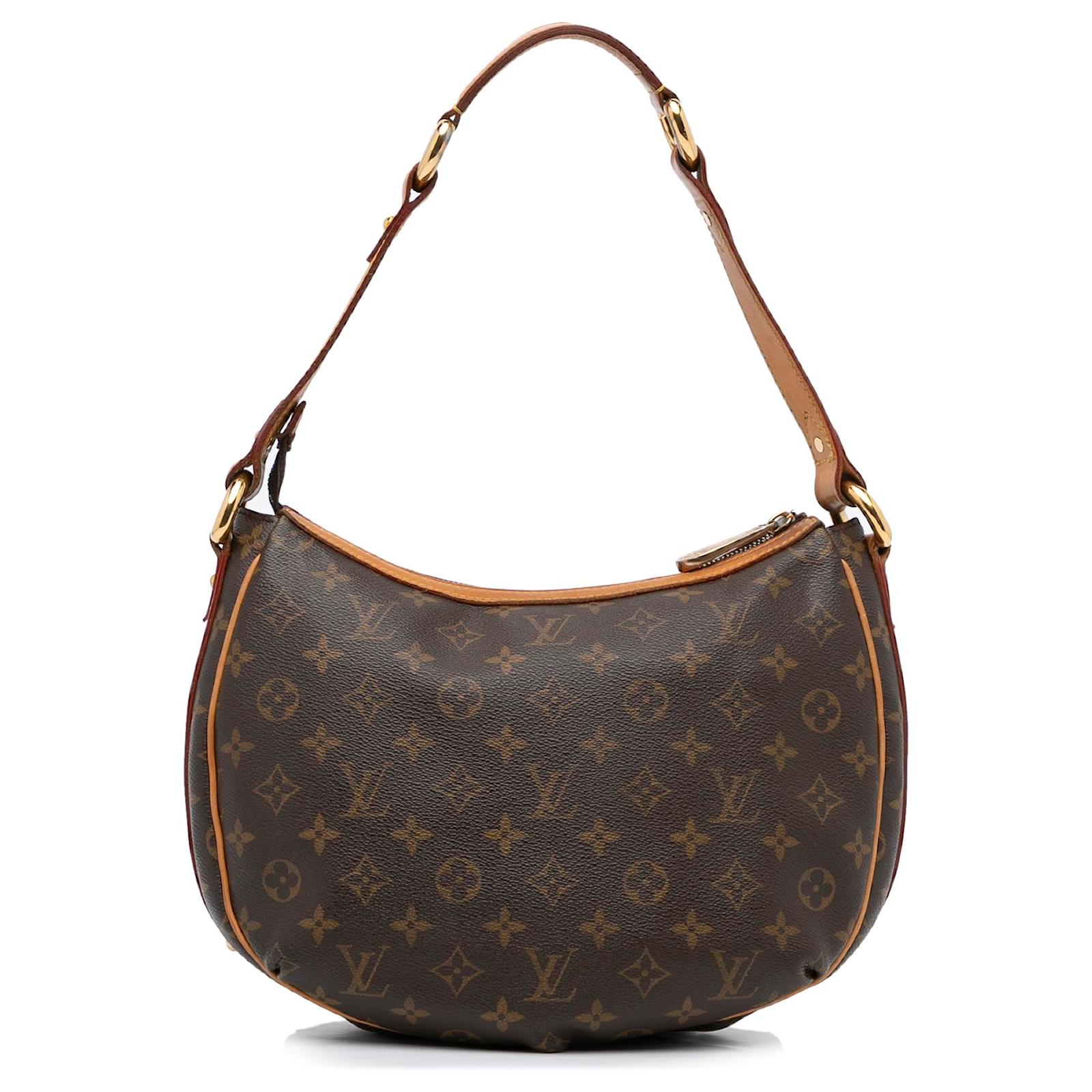 Twist Louis Vuitton Brown Monogram Tulum PM Leather Cloth ref.918352 - Joli  Closet