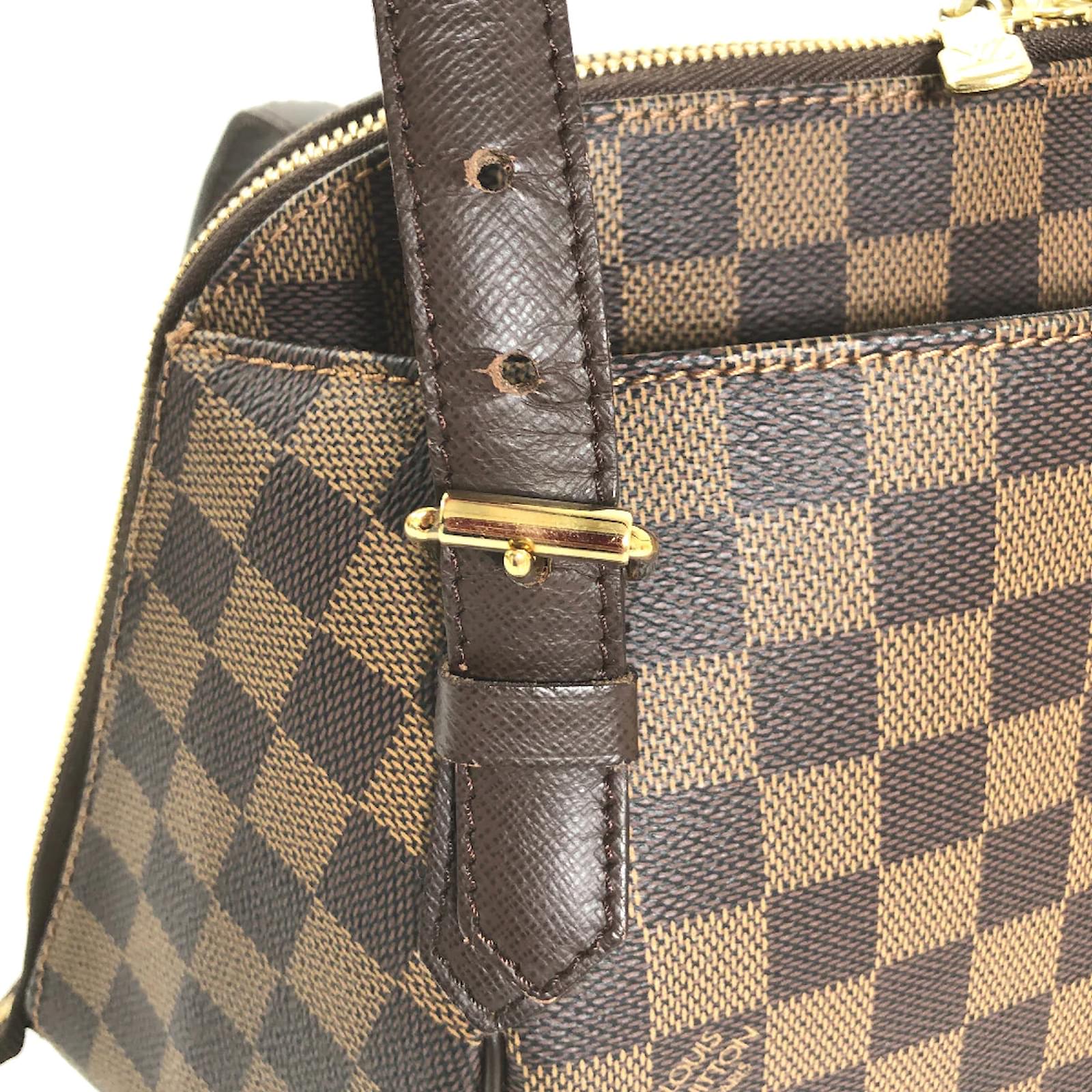 Louis Vuitton Vintage Brown Damier Ebene Belem PM Handbag