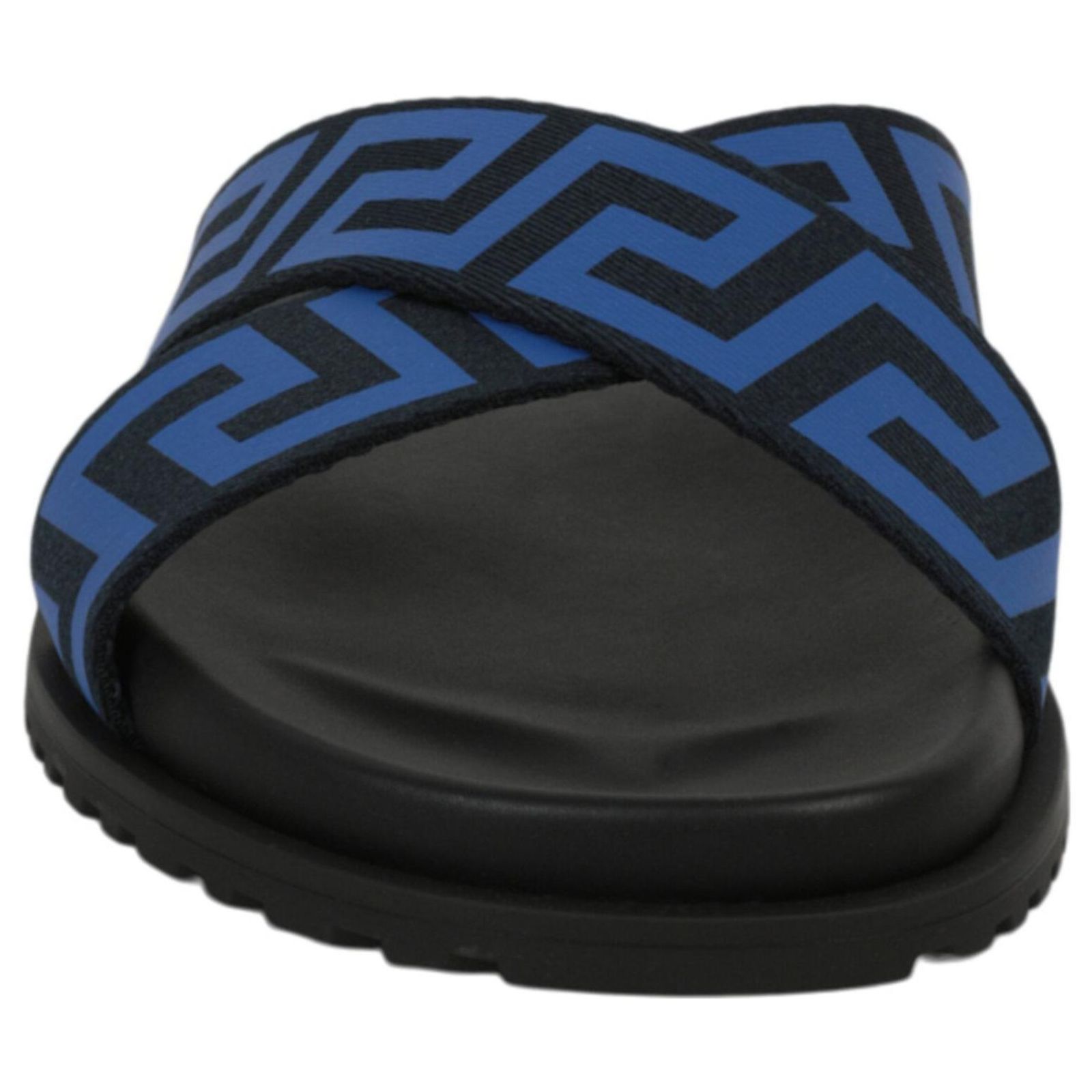 Versace Nastro Greca Crisscross Sandals VERSACE Nastro Greca Sandals | REVERSIBLE main image 2