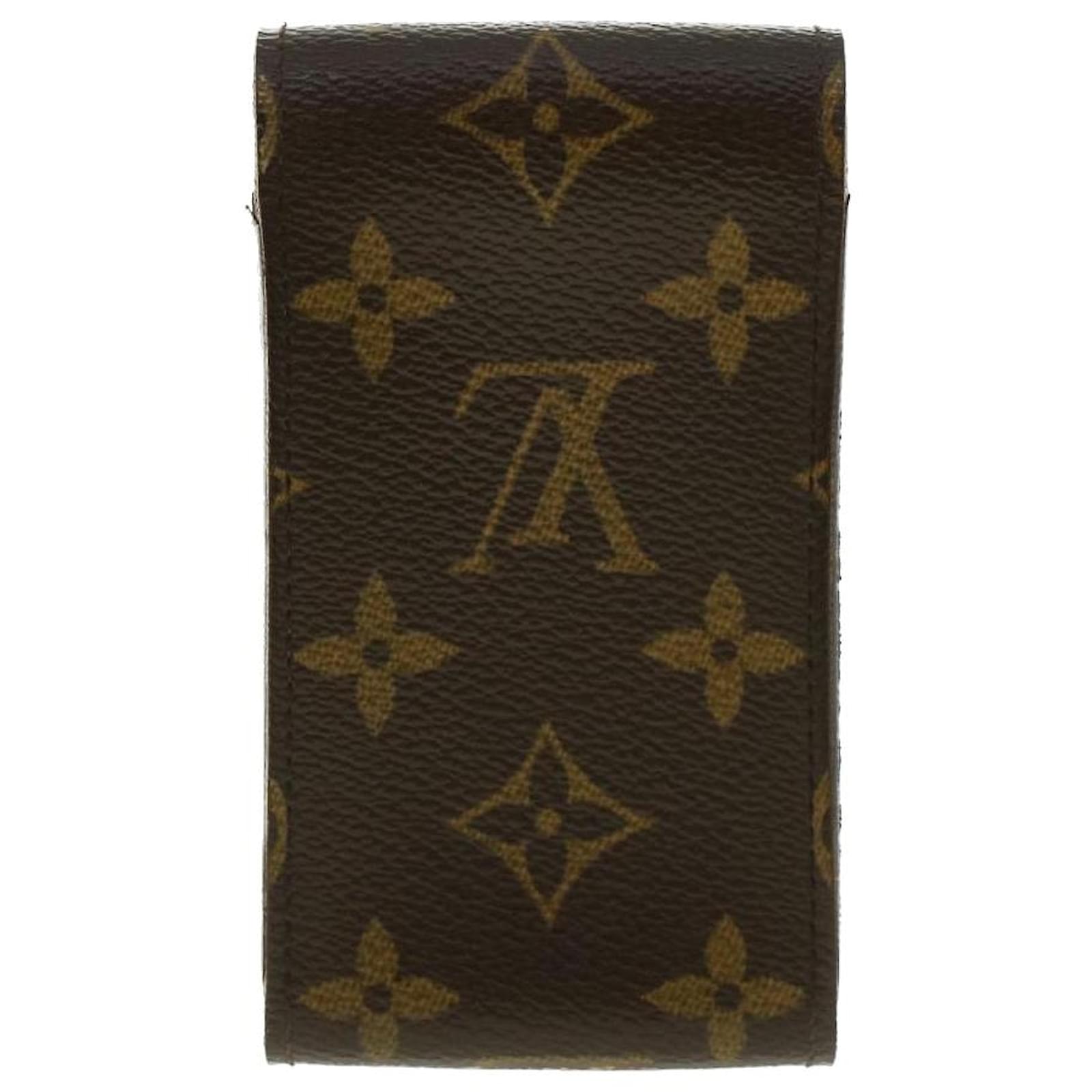 LOUIS VUITTON Monogram Etui lunette Cigarette Case M63024 LV Auth