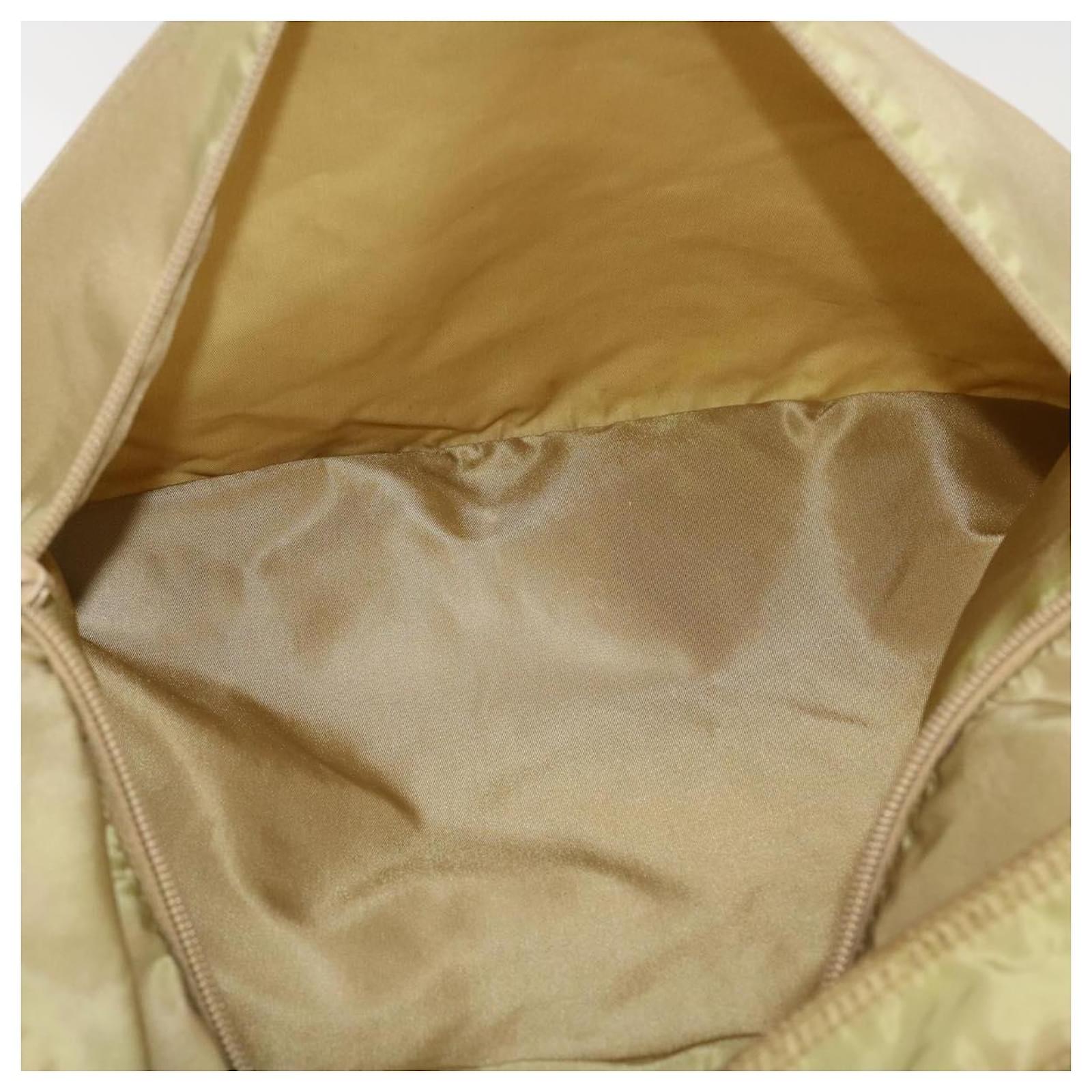 PRADA Shoulder Bag Nylon Beige Auth hk689 ref.919978 - Joli Closet