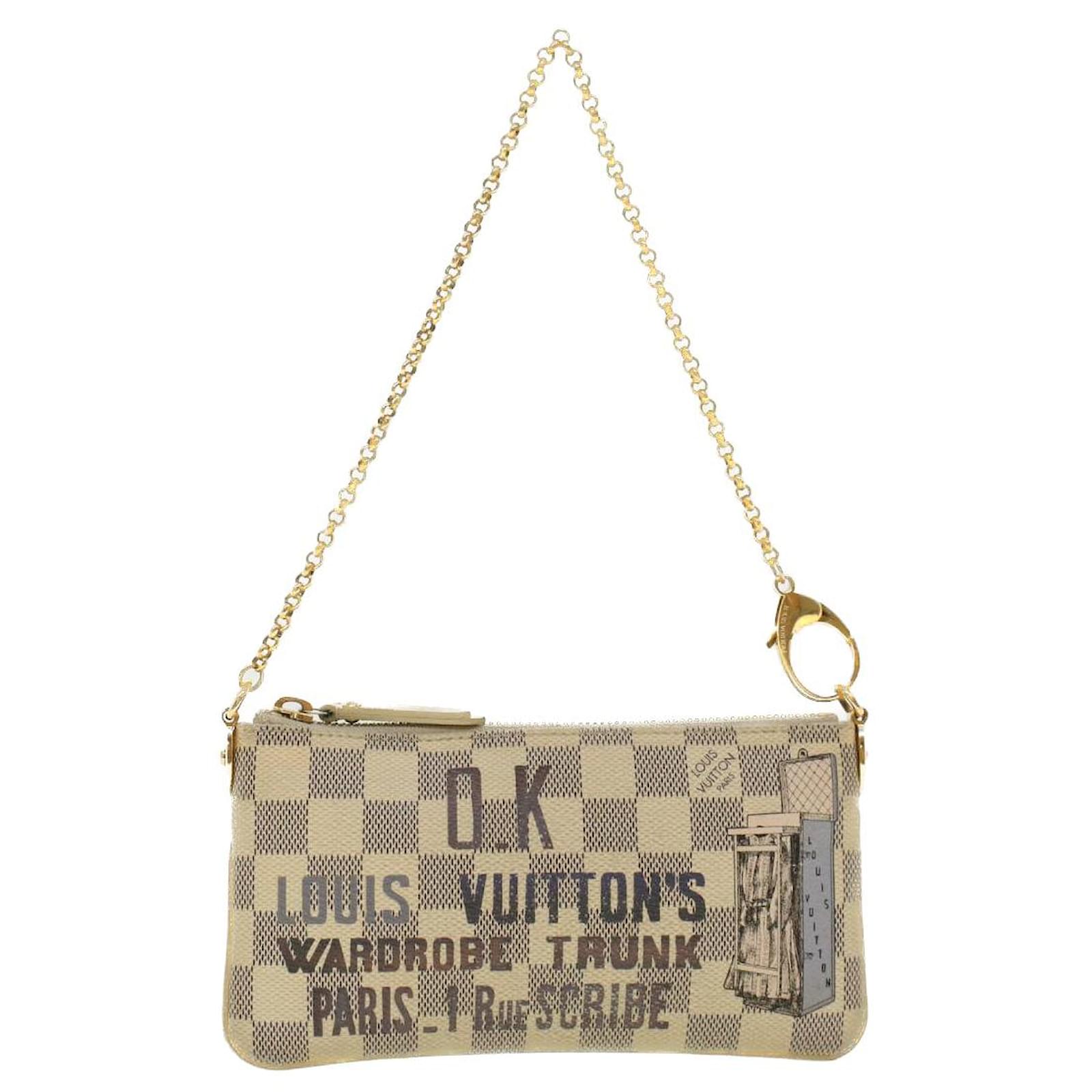 Misc Louis Vuitton Louis Vuitton Damier Ebene Mini Pochette Accessoires Pouch N58009 LV Auth 37042