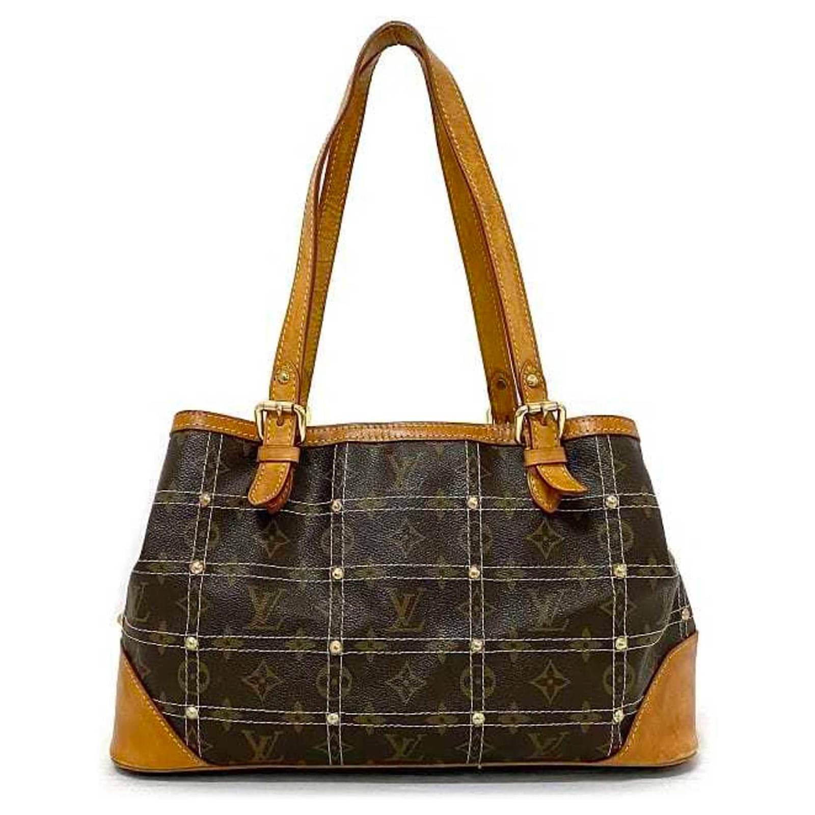 Louis Vuitton Rivets Brown Cloth ref.918980 Joli Closet