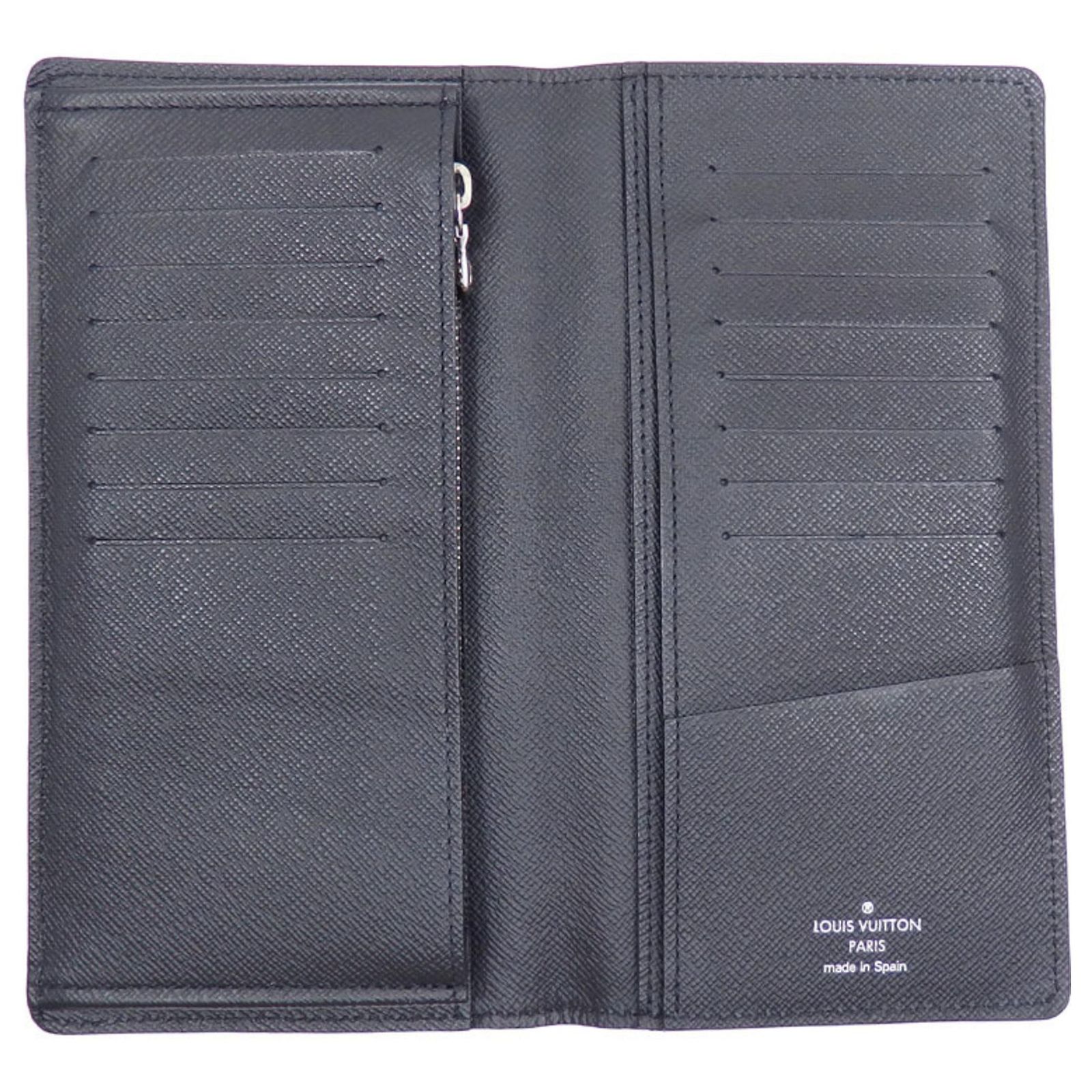 Louis Brazza Louis Vuitton Brazza Black Leather ref.919175 - Joli Closet