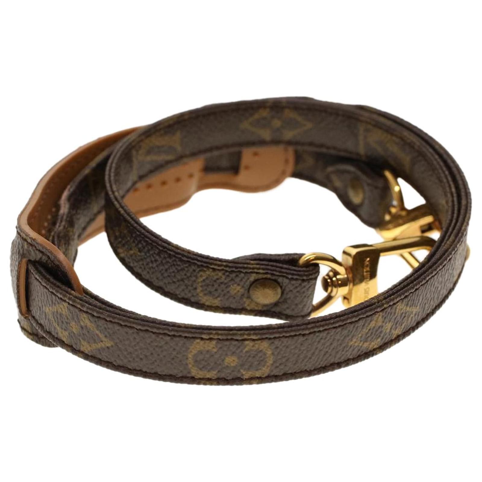 LOUIS VUITTON Monogram Adjustable Shoulder Strap 39.4-46.5 LV