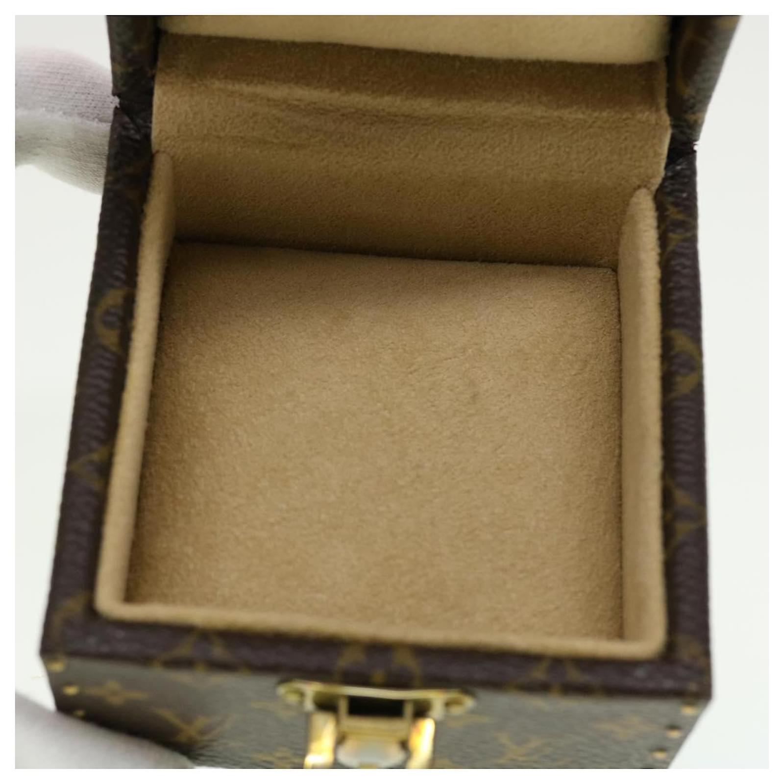 LOUIS VUITTON Monogram Jewelry Box LV Auth 41747 Cloth ref