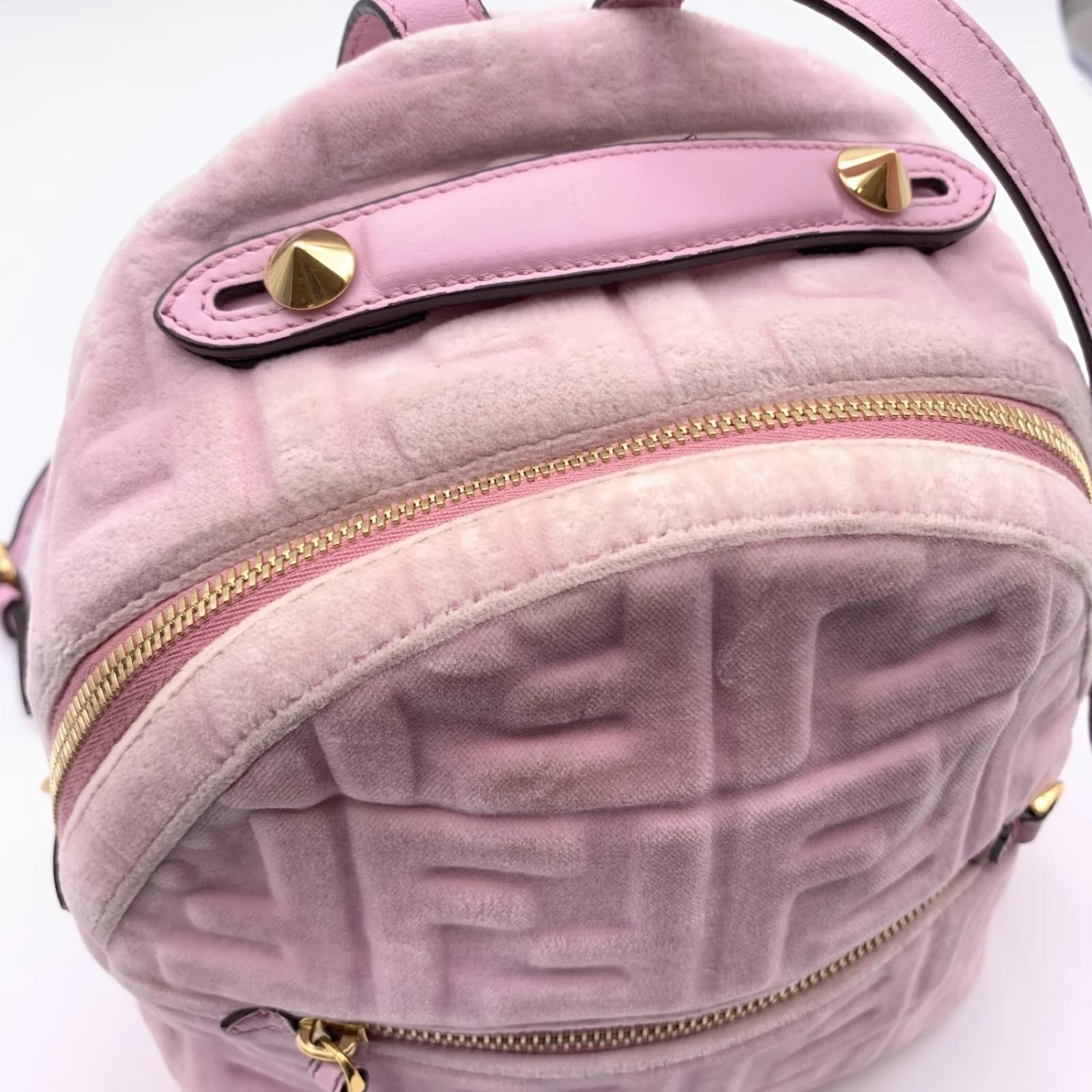 girl with mini backpack Posh Peanut Laney Mini Backpack in Pink